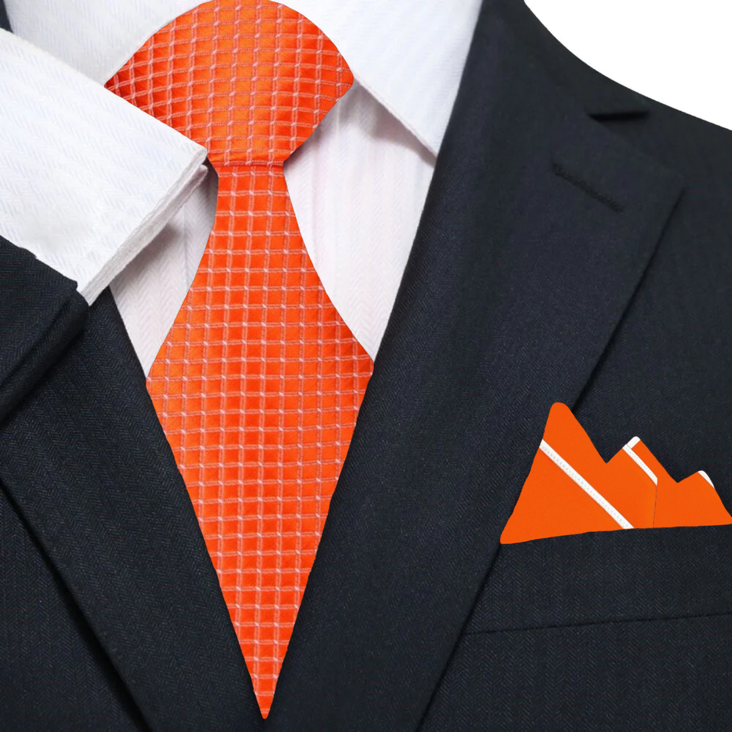 Elegant red solid necktie paired with a white dress shirt, perfect for formal events.