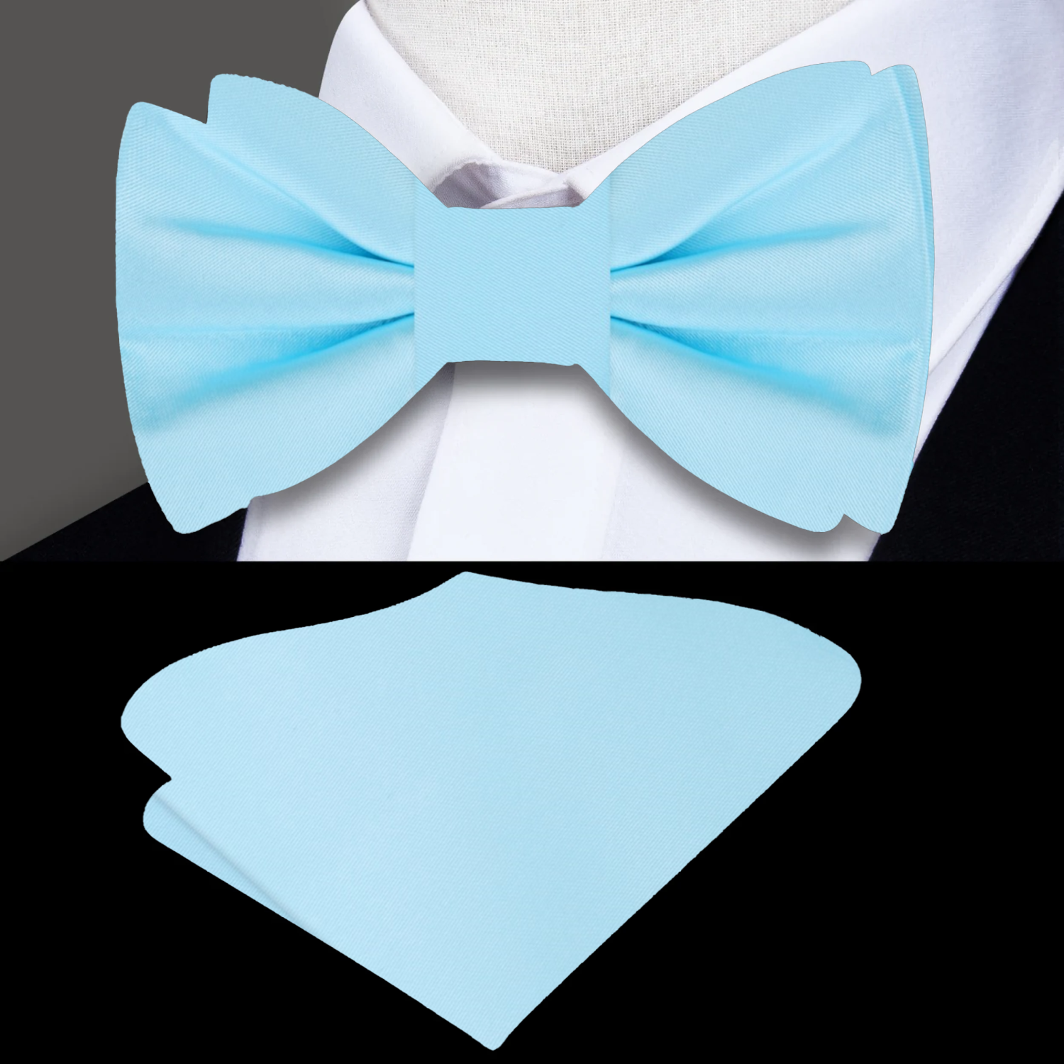 Elegant silk bow tie in soft marigold, perfect for weddings.