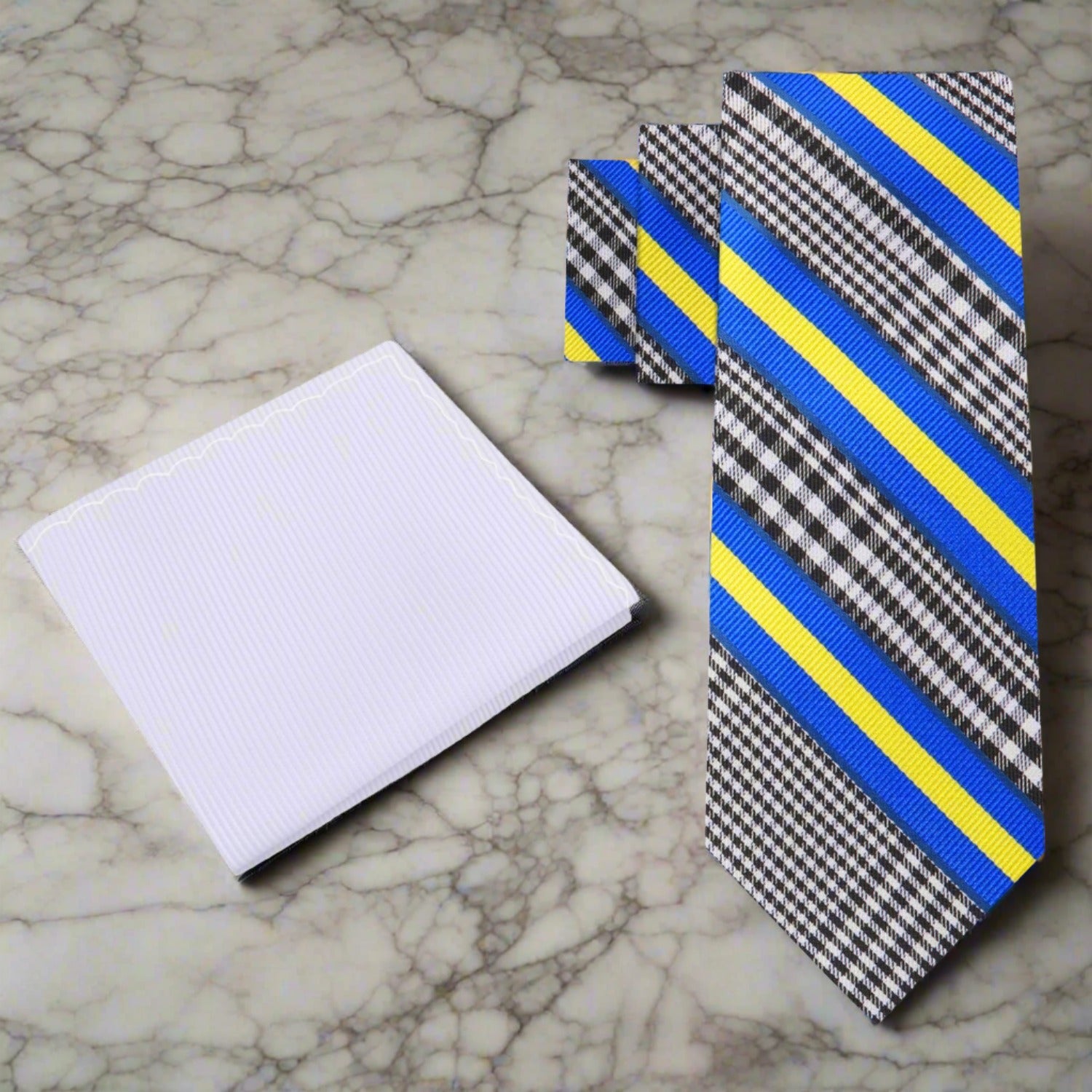 A stylish pink silk tie displayed on a wooden background, ideal for formal wear.
