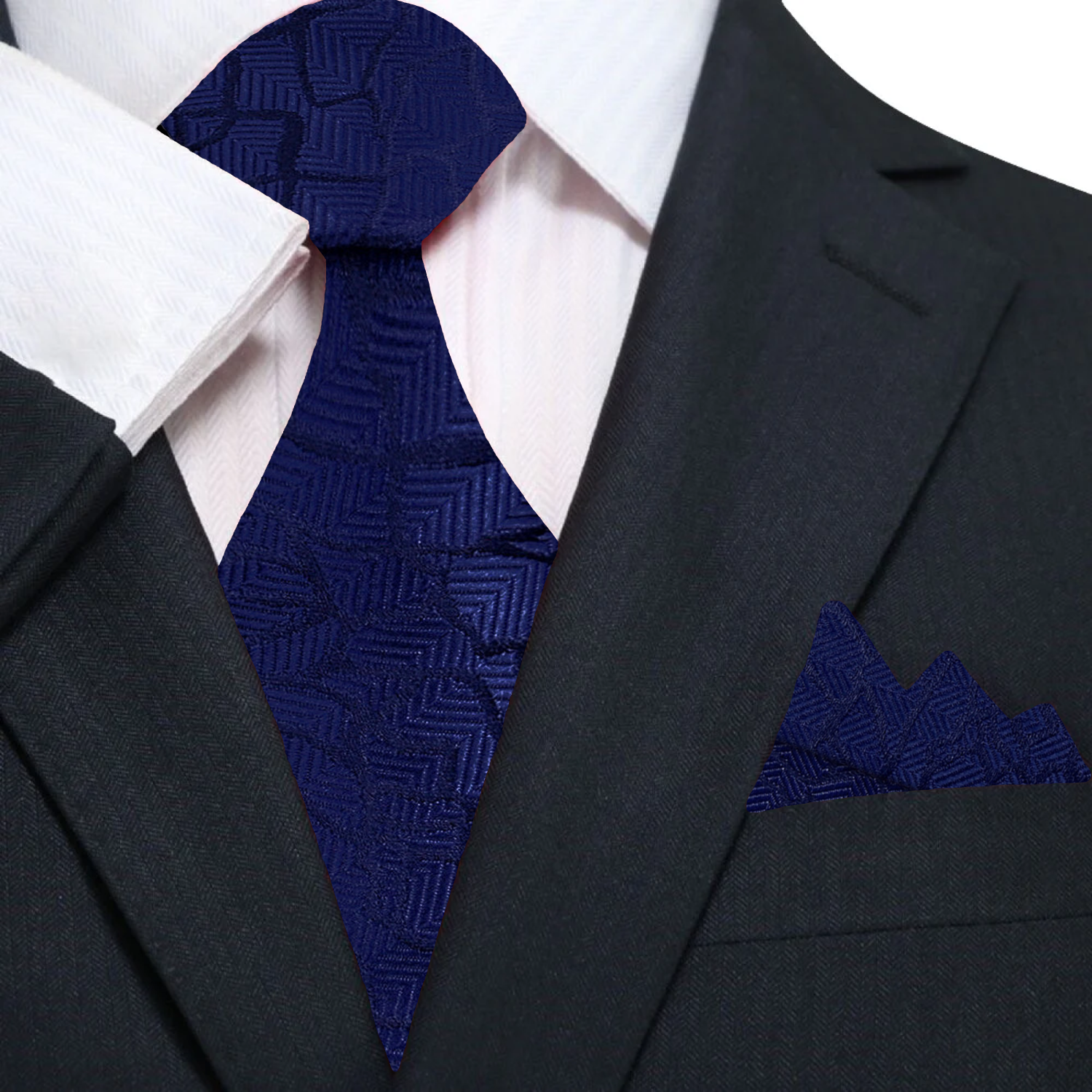 Men’s fashionable silk necktie displaying abstract cement design, ideal for weddings and formal events