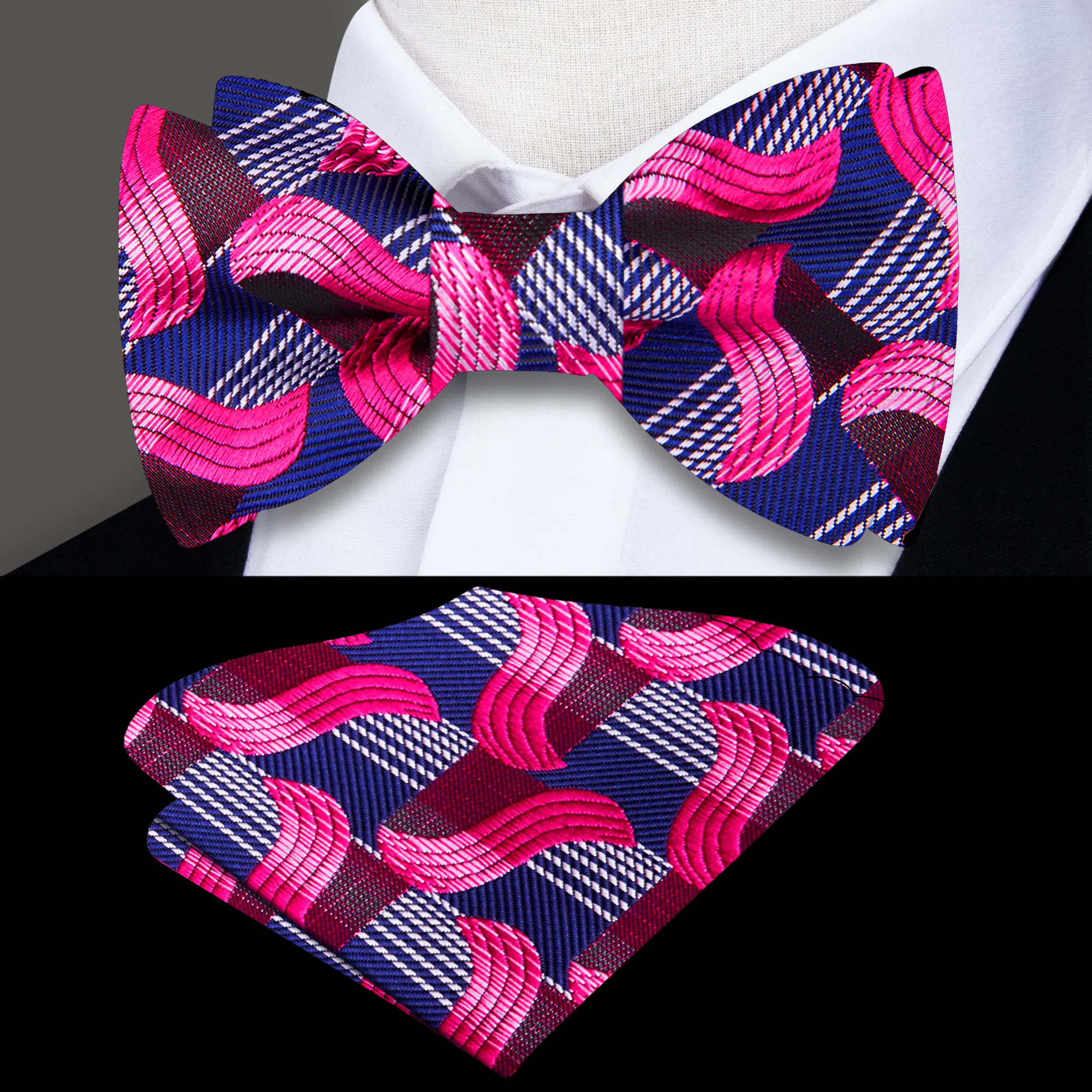 Fashionable bow tie styled with a white dress shirt for formal events