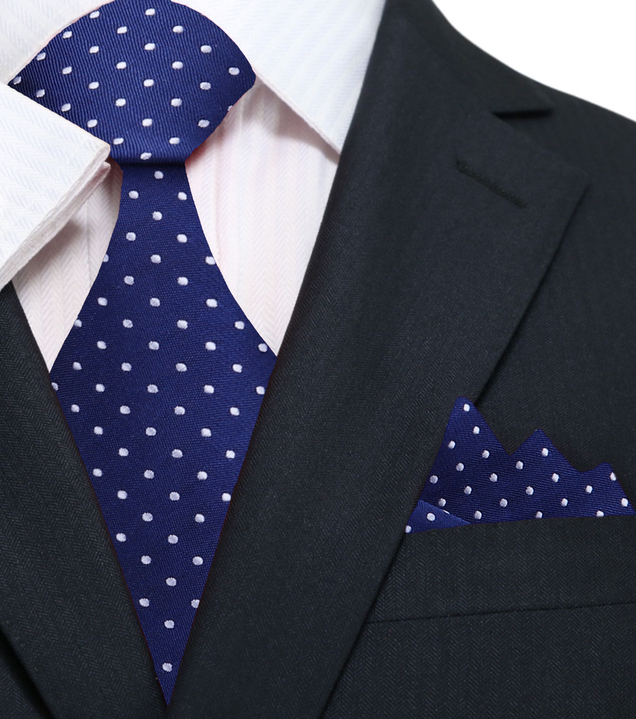 Burgundy classic mens polka dot tie displayed with a white dress shirt.
