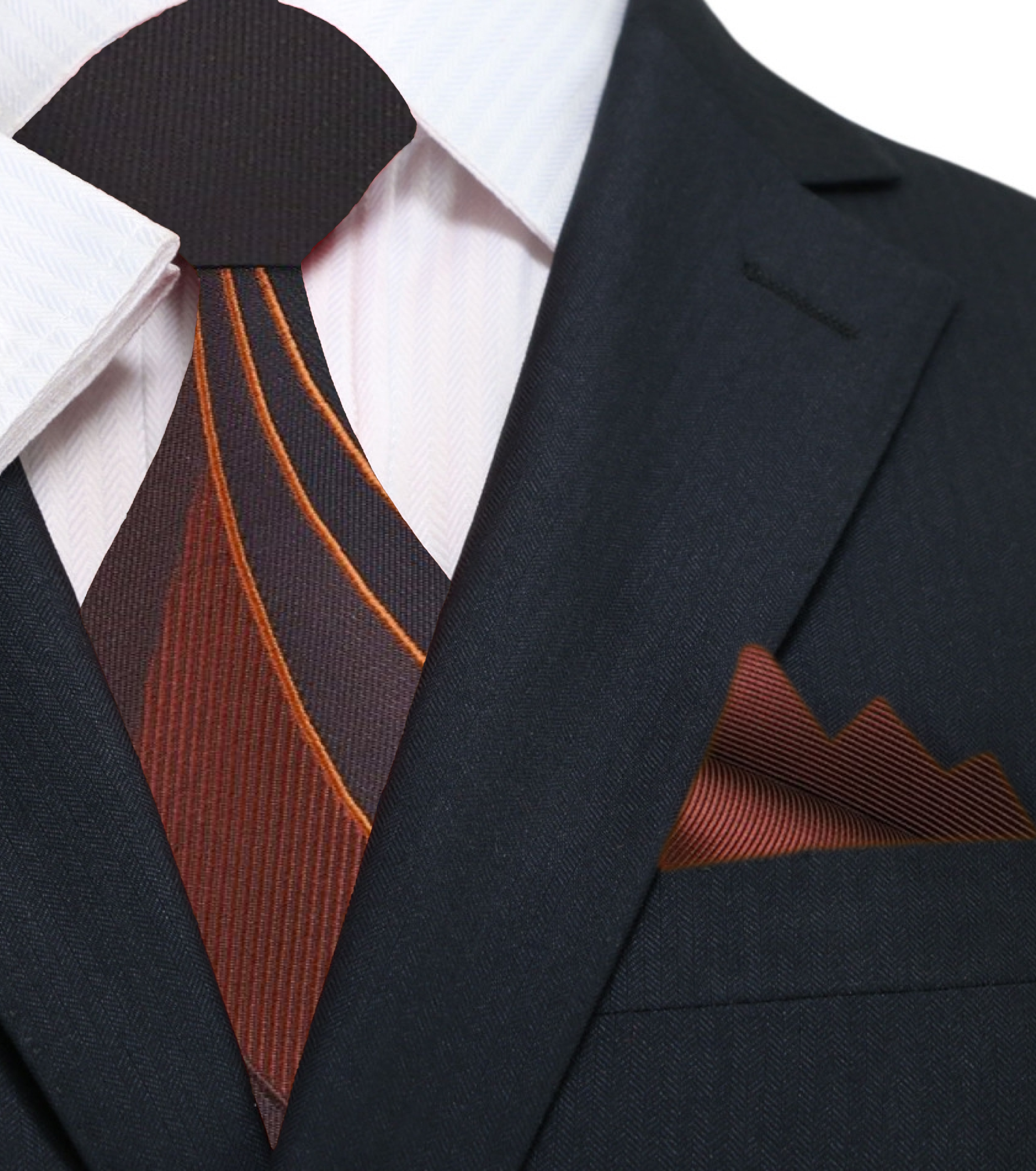 Close-up of a stylish mens necktie showcasing modern abstract lines, suitable for events