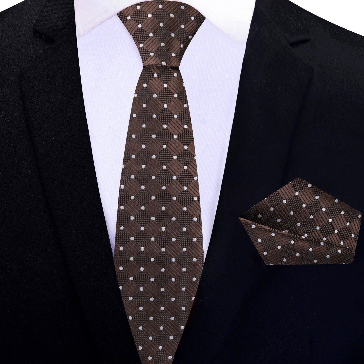 Elegant mens necktie with subtle geometric design for evening events