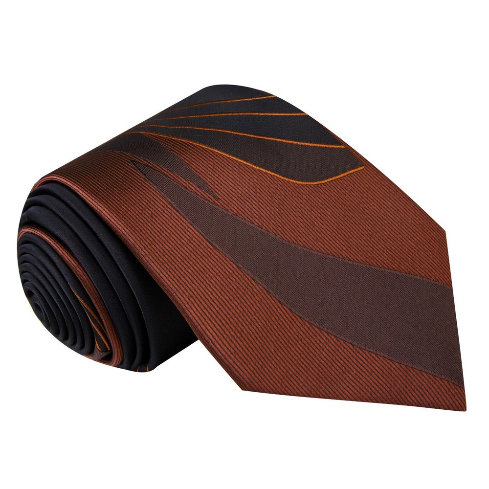 Close-up of silk tie for kids showing craftsmanship and fabric details