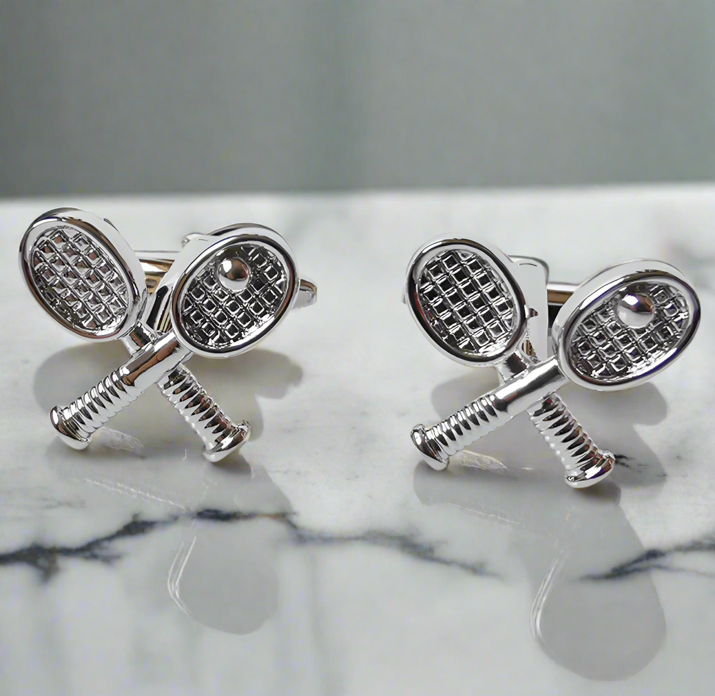 Golf-themed cufflinks showcasing a classic design.