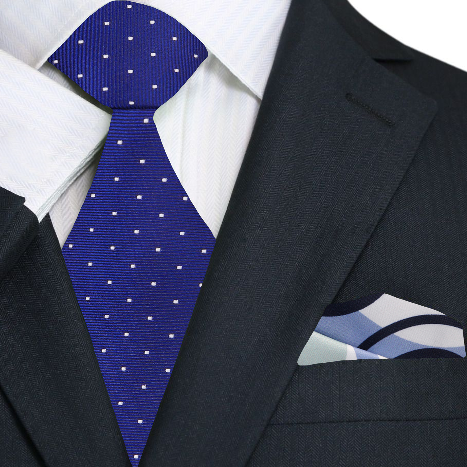 Styled with a light blue shirt and grey suit, this necktie enhances mens fashion with subtle elegance.