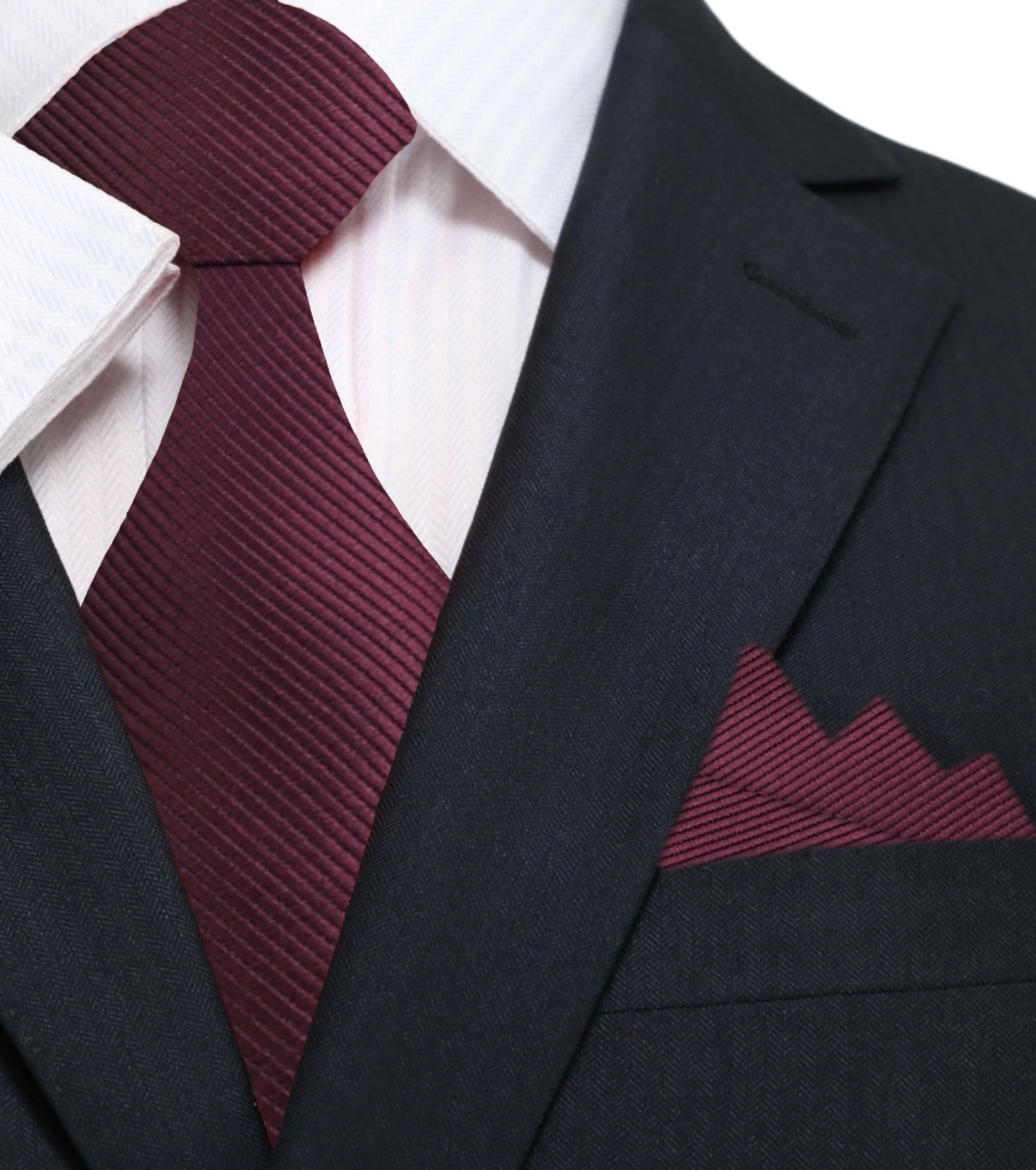 Solid color necktie in navy blue, ideal for weddings and formal events.