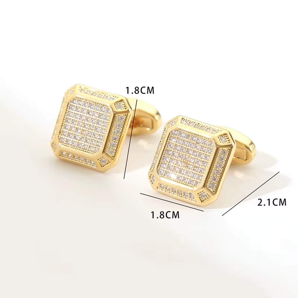 Chrome cufflinks for business meetings, showcasing a modern minimalist design