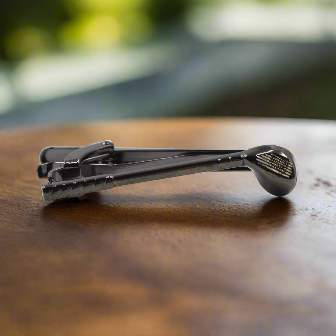 Stylish golf tie clip for men, perfect accessory for golf lovers and business attire