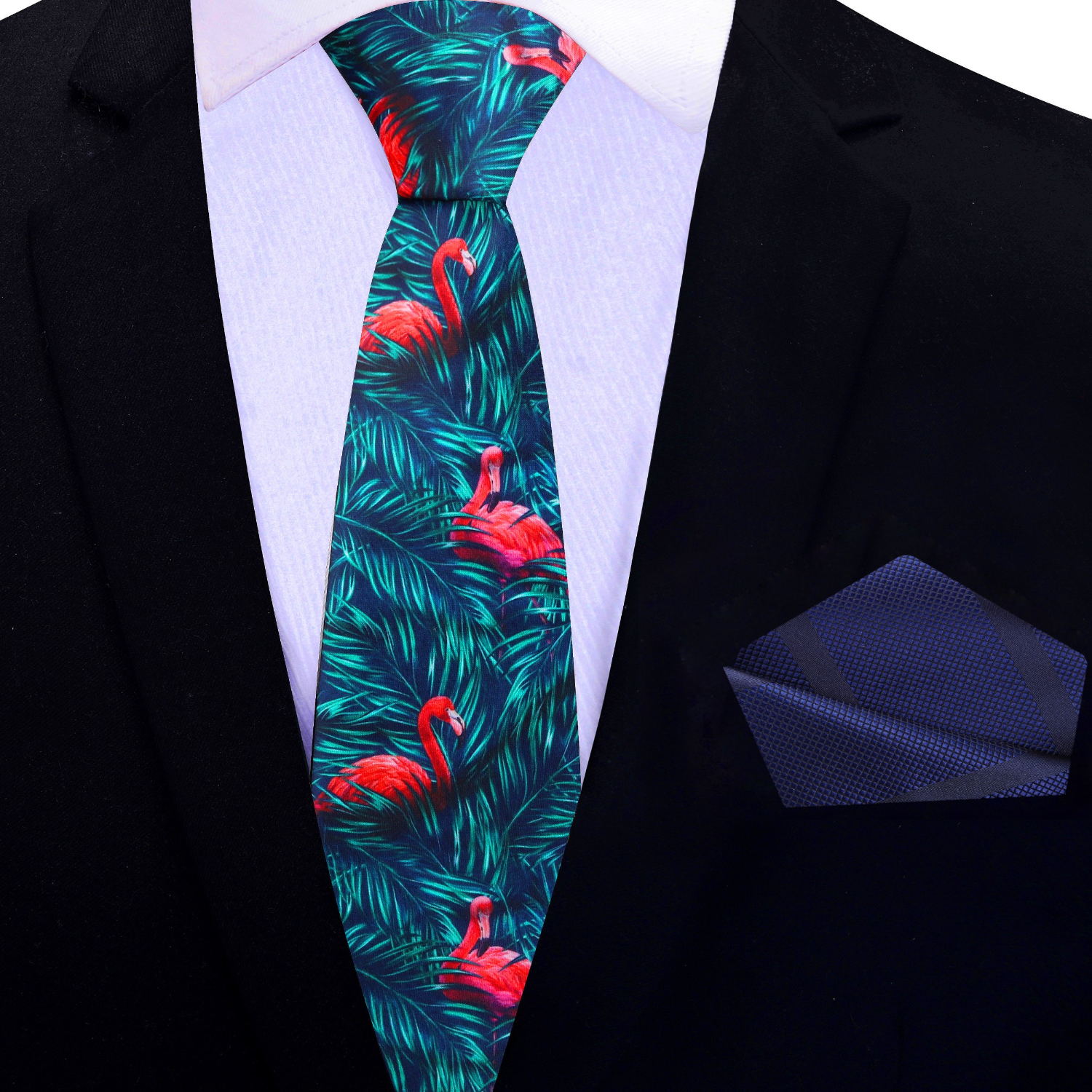 Stylish silk necktie for wedding or outdoor celebration