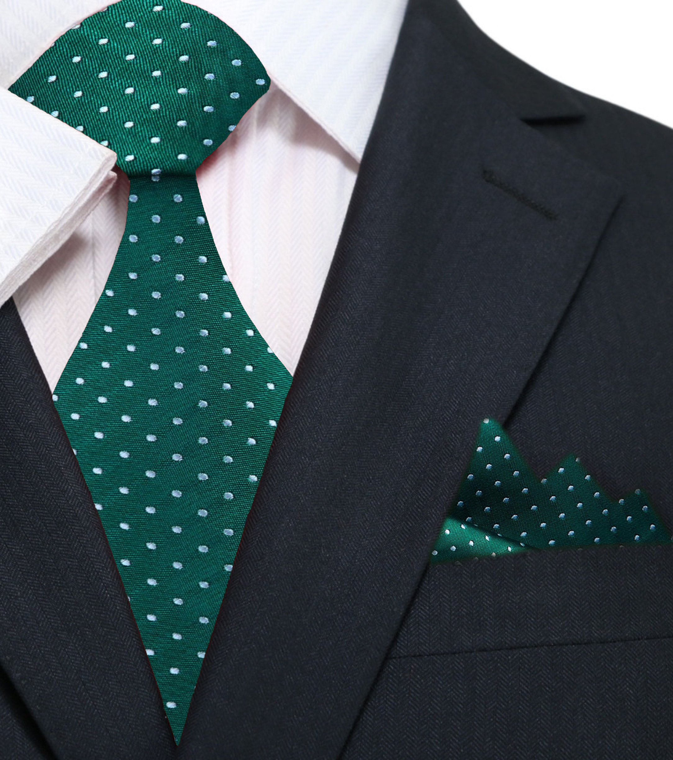 Burgundy classic mens polka dot tie displayed with a white dress shirt.