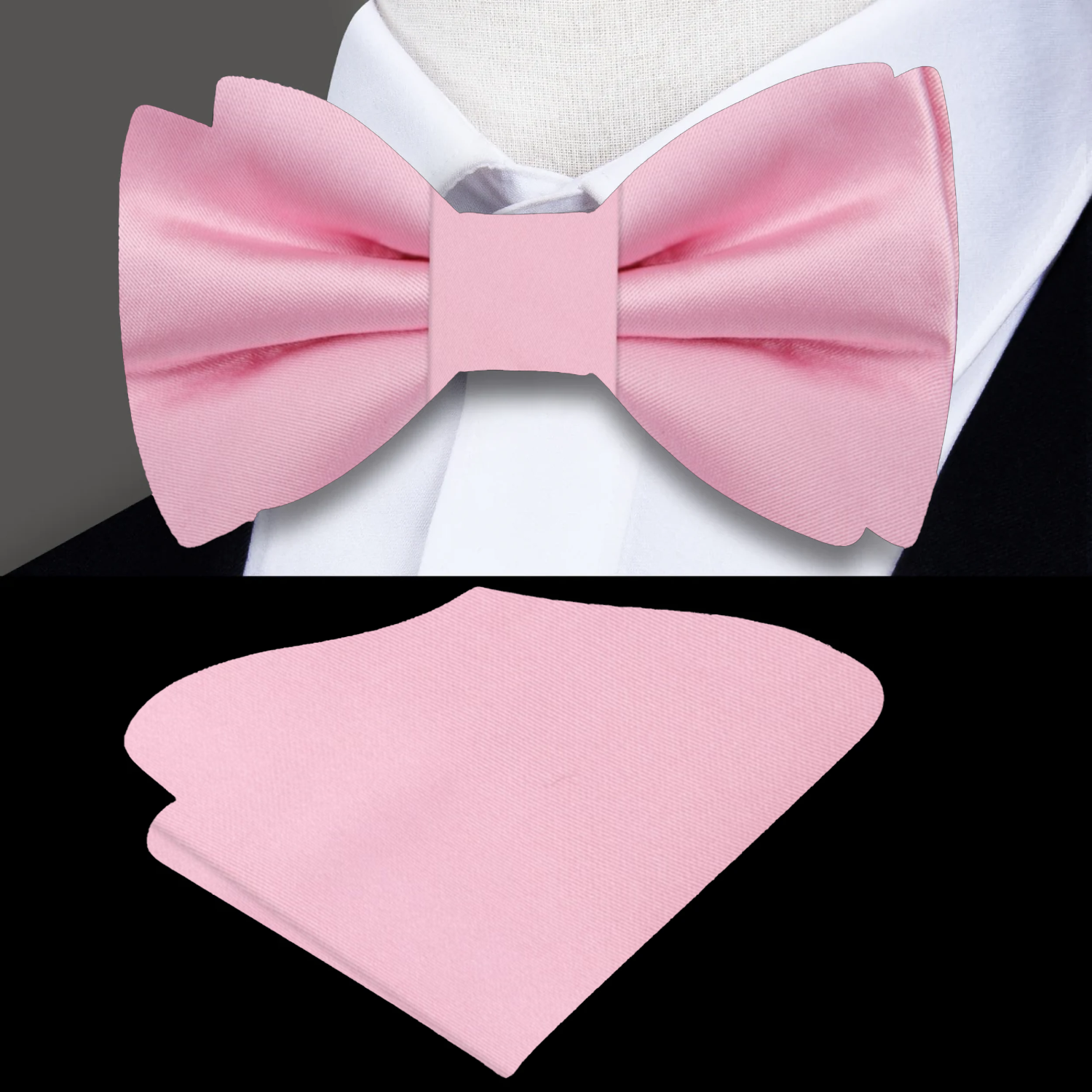 Elegant silk bow tie in soft marigold, perfect for weddings.