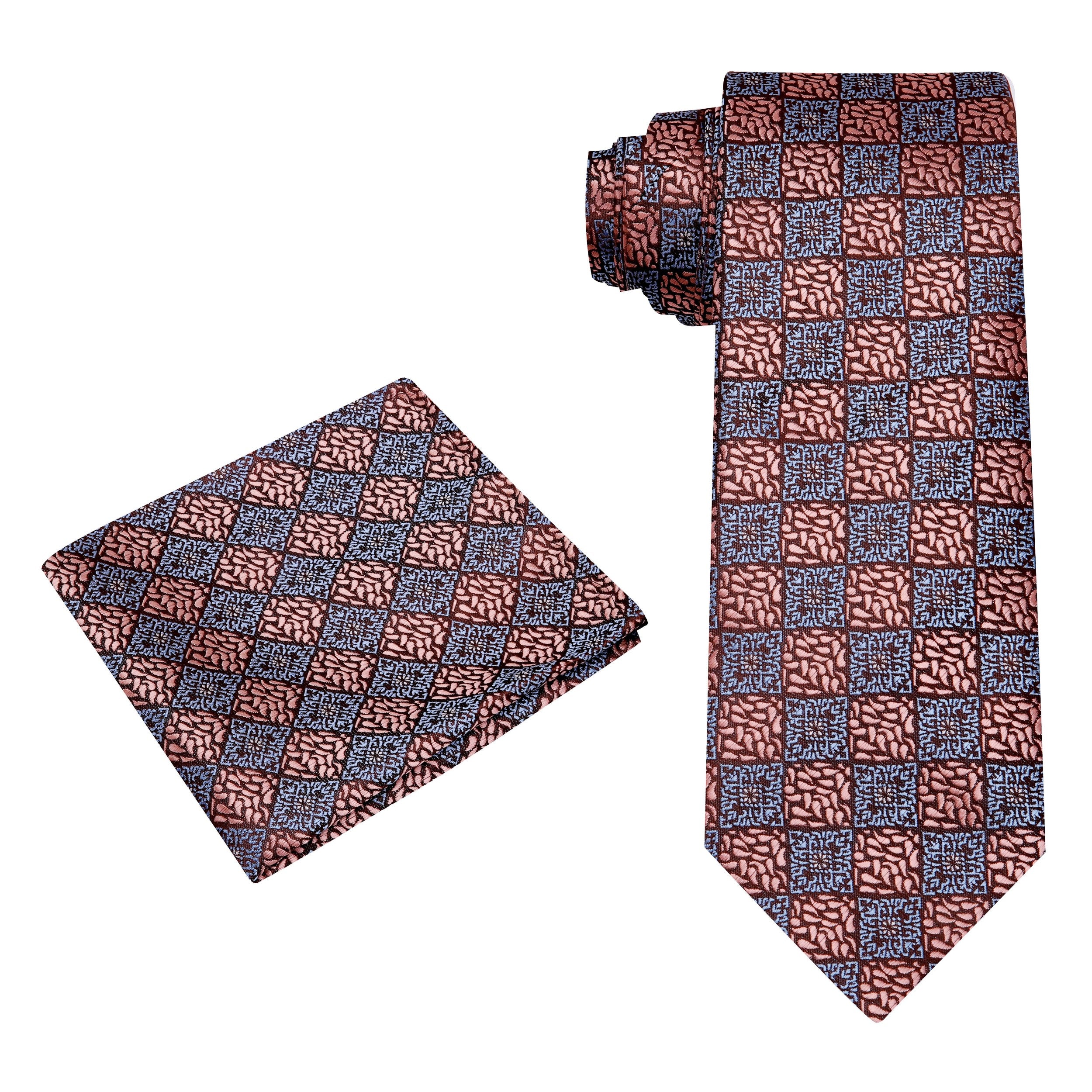 Young boy wearing a kids rose gold self tie tie at a formal event