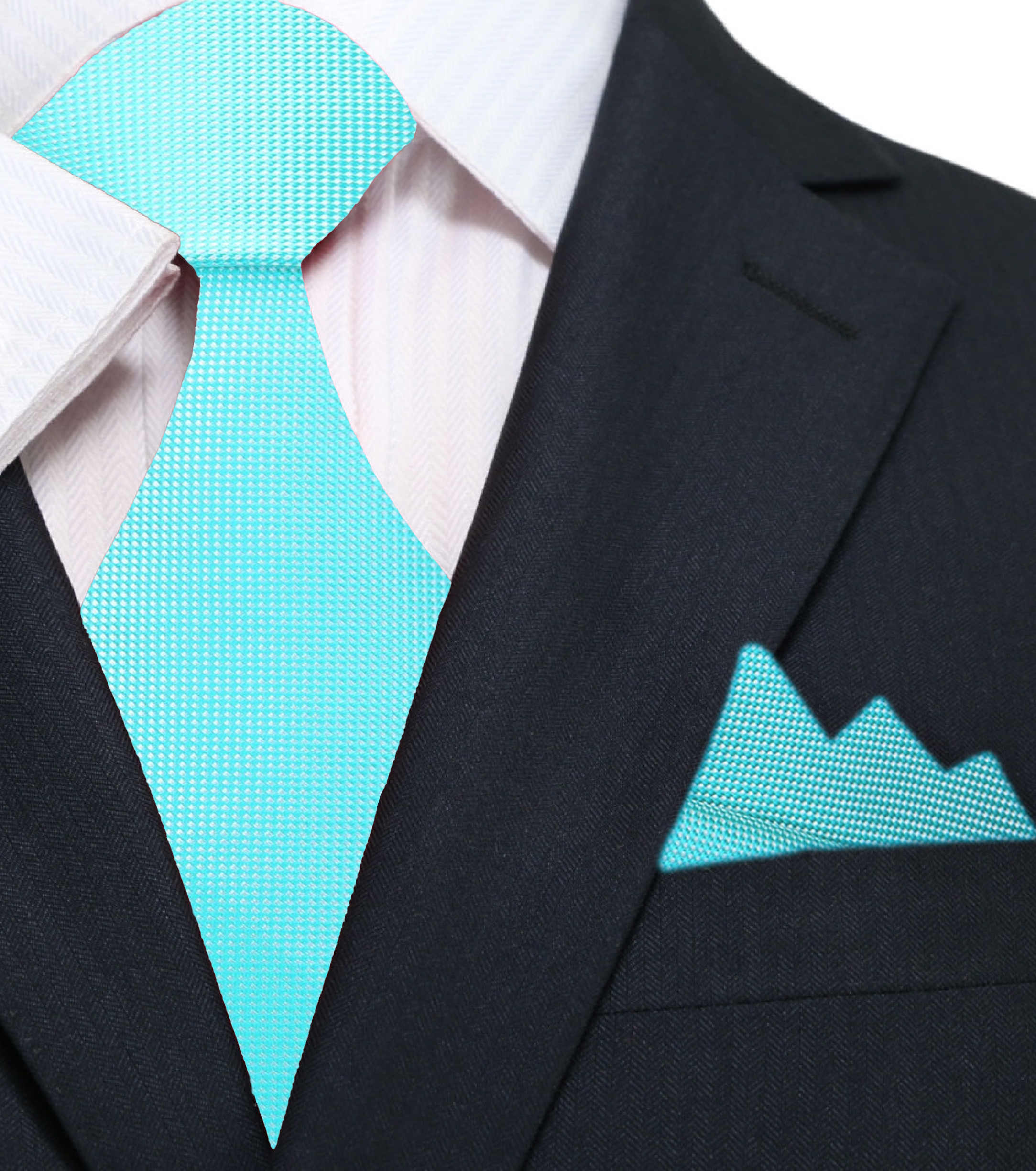 Close-up of a silk necktie with subtle geometric pattern for formal events