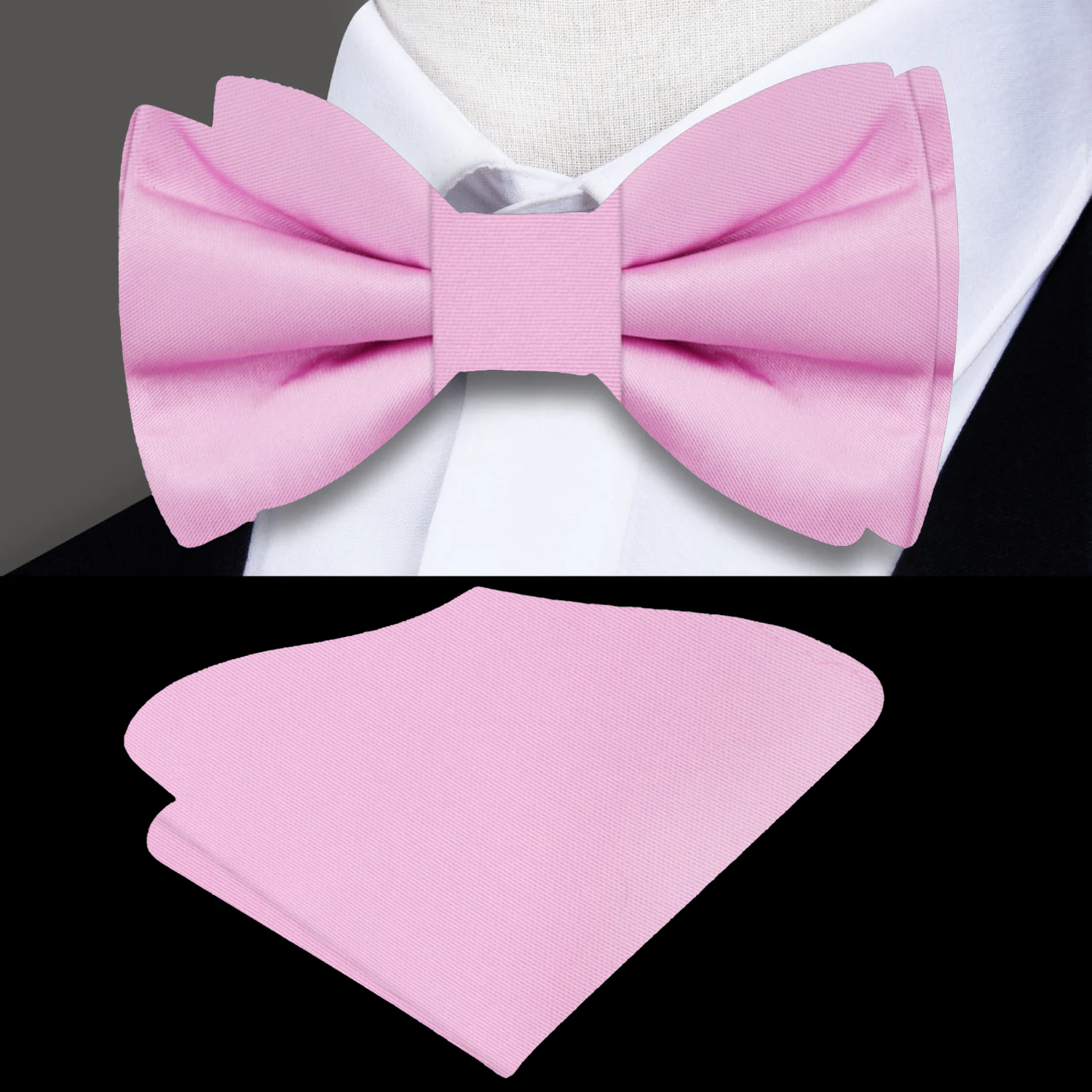 Elegant silk bow tie in soft marigold, perfect for weddings.
