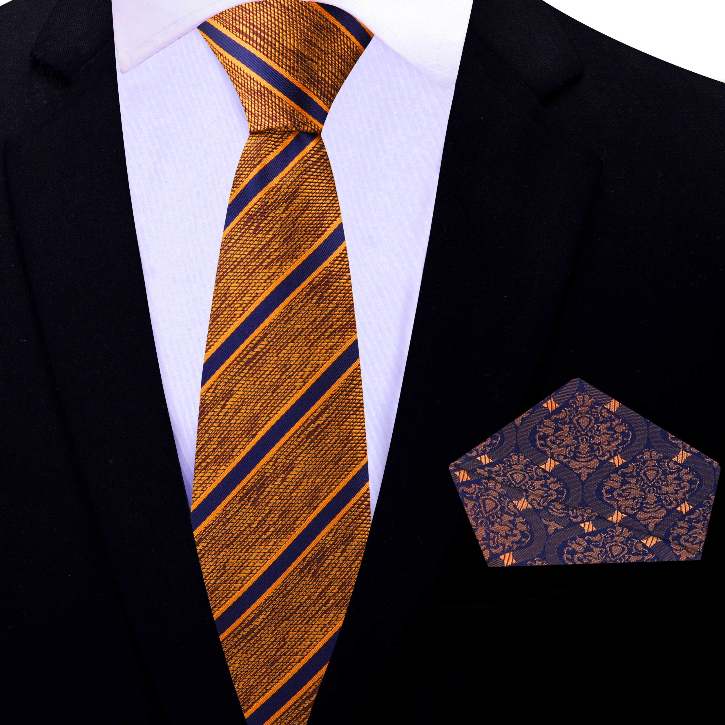 Elegant silk necktie perfect for autumn weddings and business meetings