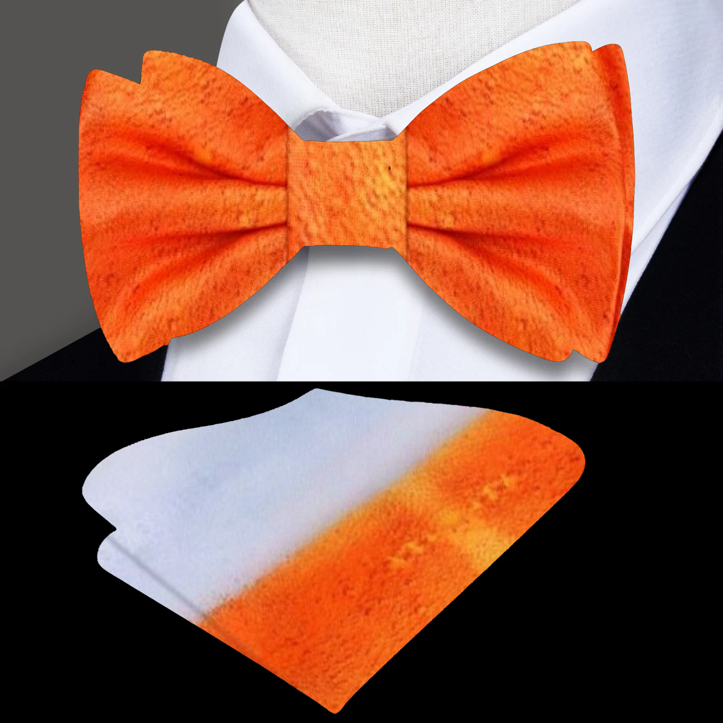 Silk bow tie with draft beer pattern, ideal for weddings and casual wear