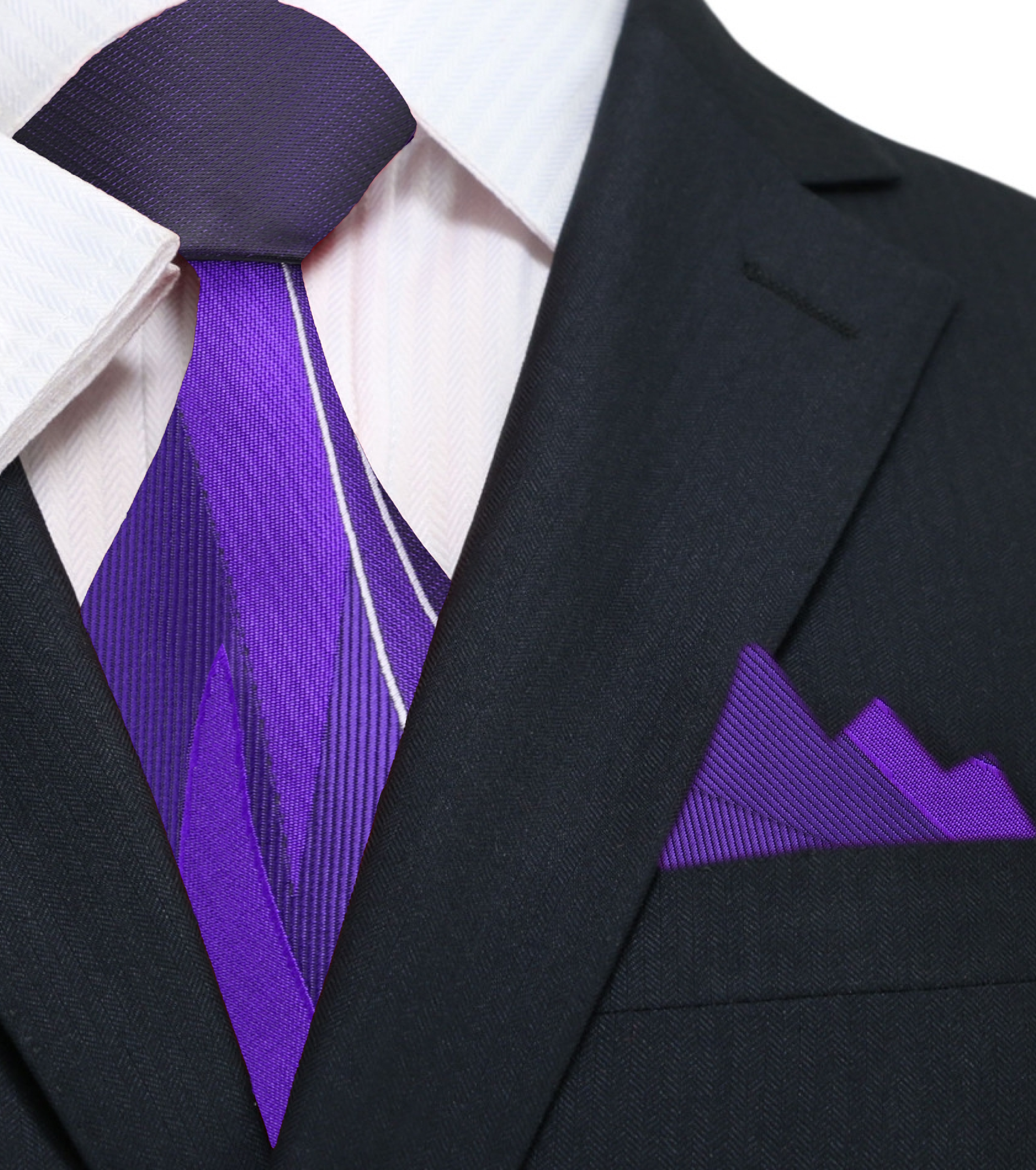Close-up of a stylish mens necktie showcasing modern abstract lines, suitable for events
