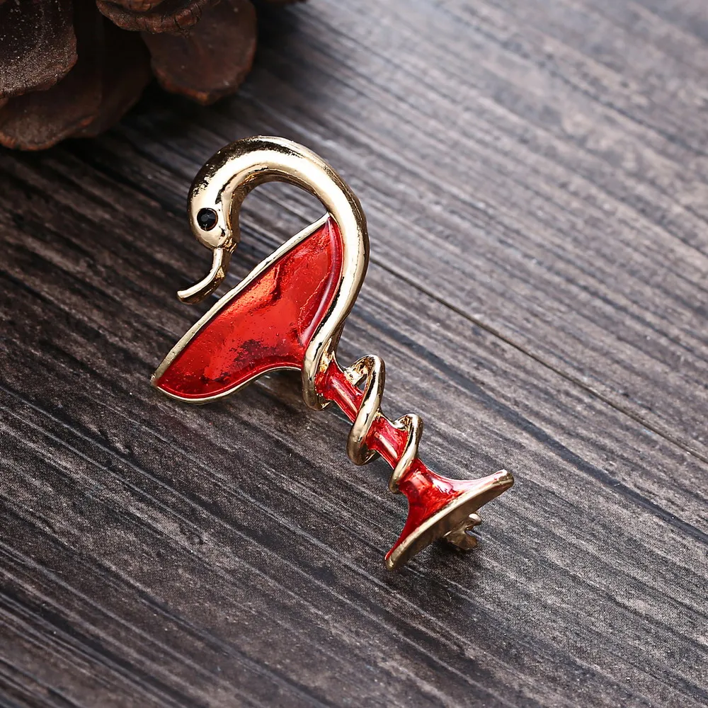 Stylish Snake Martini Lapel Pin worn on a suit, perfect for cocktail parties.