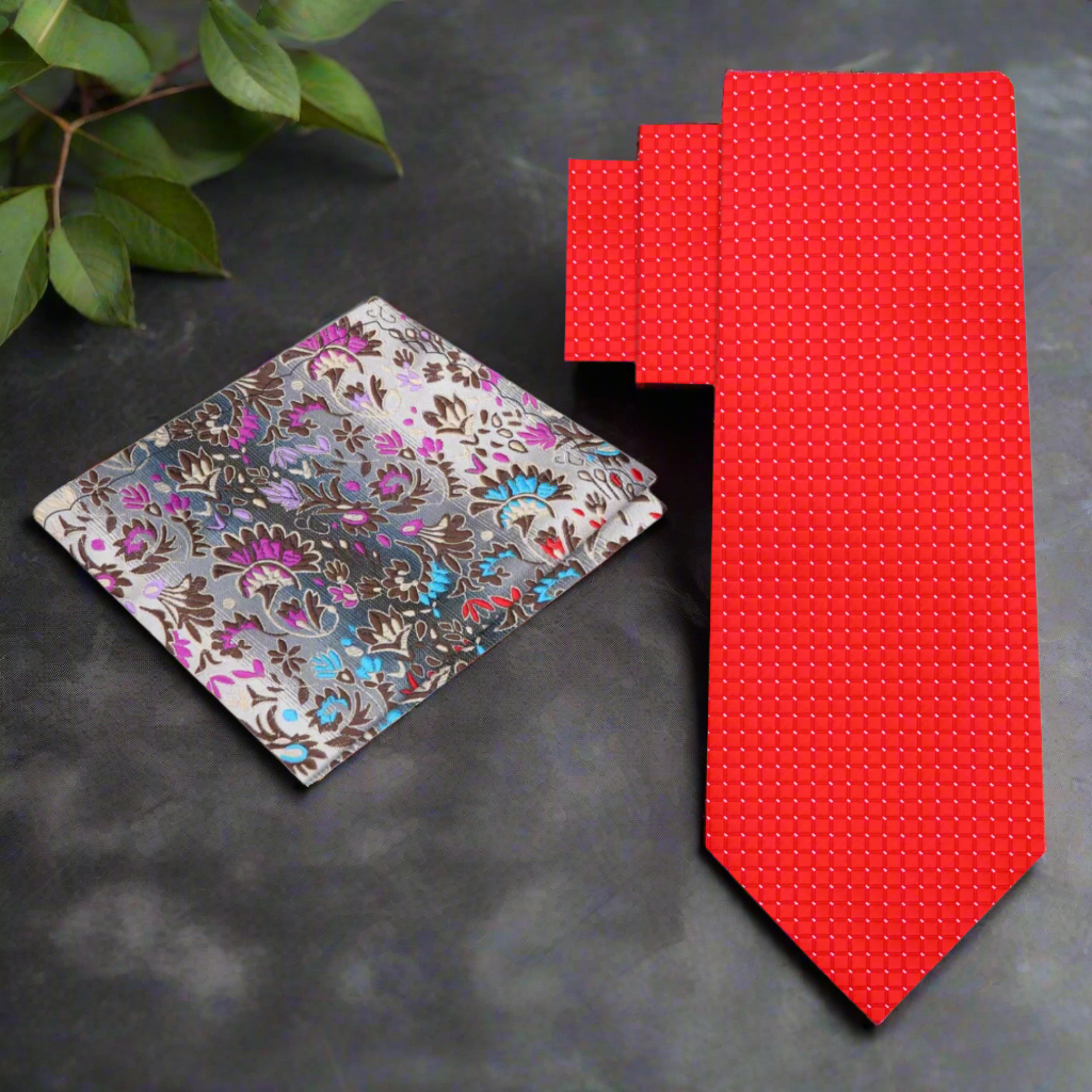 Close-up of the small checkered pattern and fabric texture