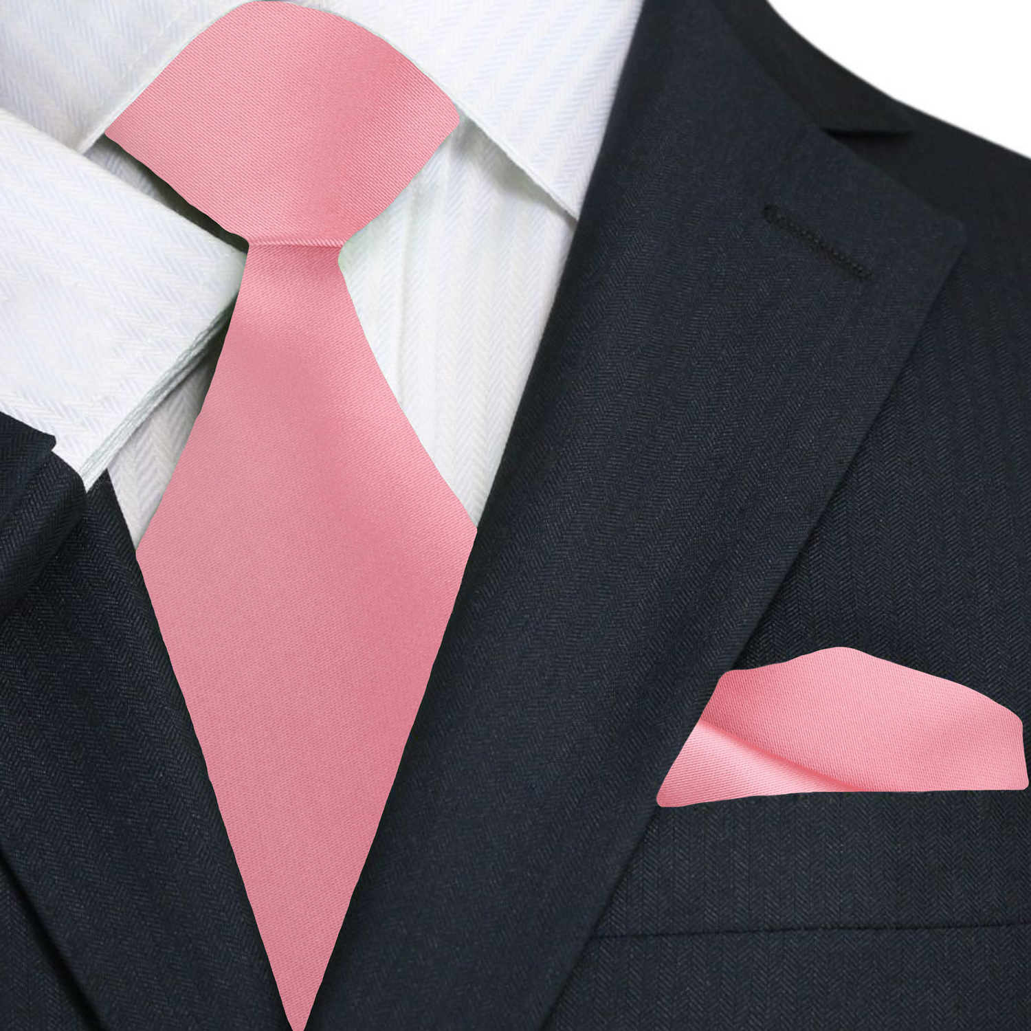 Silk necktie in vibrant blue for formal events, with a sleek shine and smooth fabric.