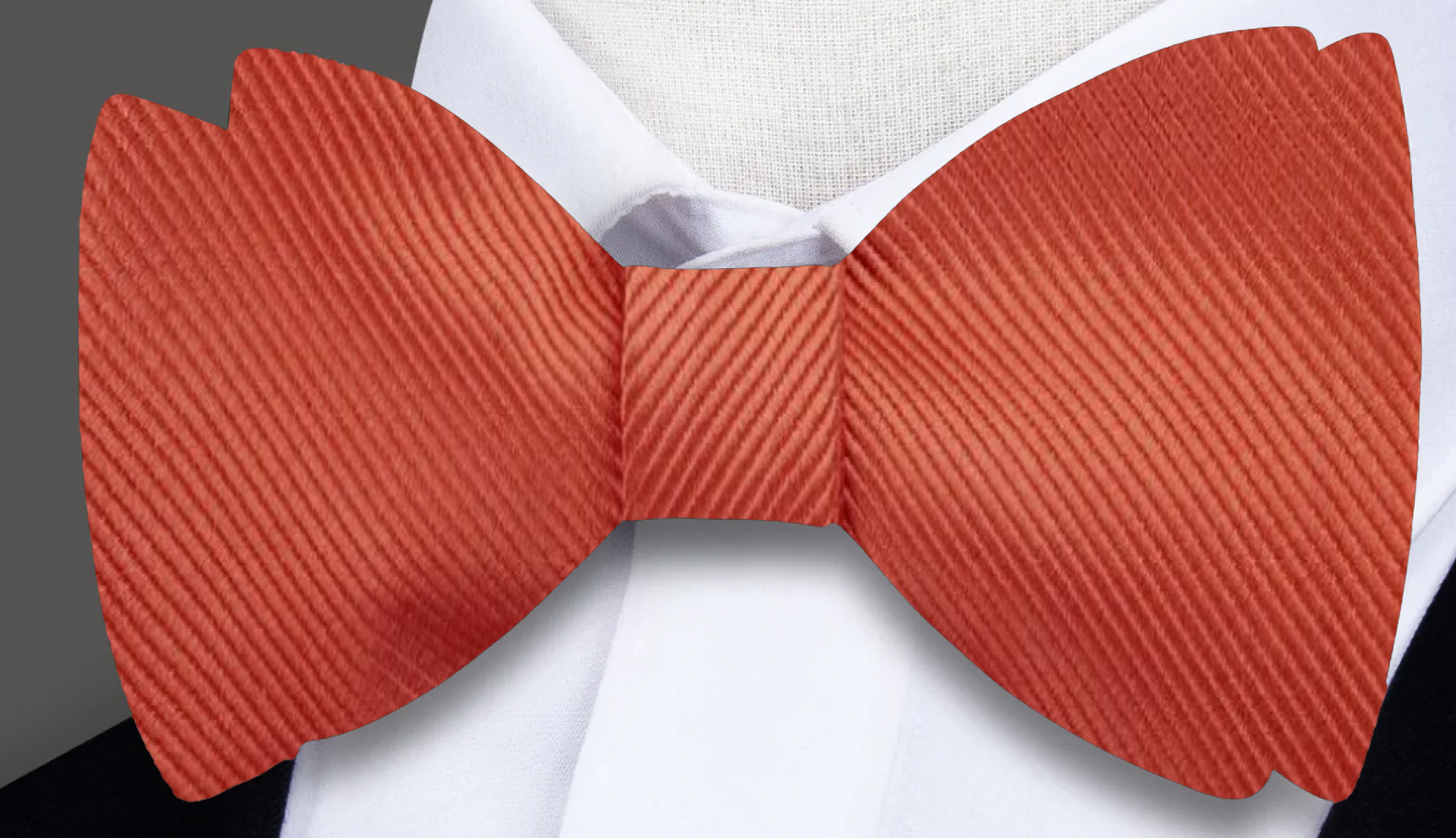 Classic solid color bow tie in royal blue, perfect for formal events.