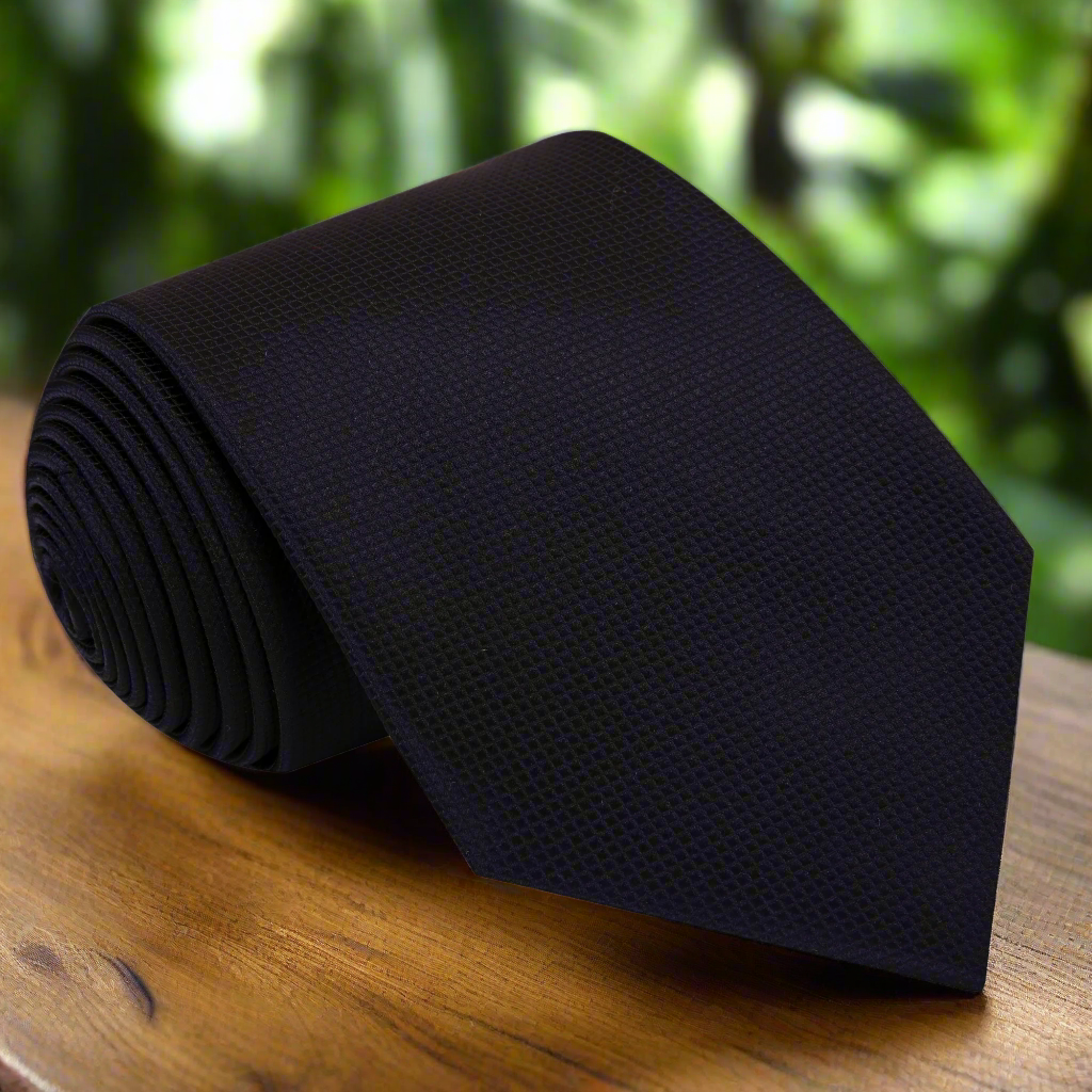 Matching pocket square in silk fabric for a coordinated formal look