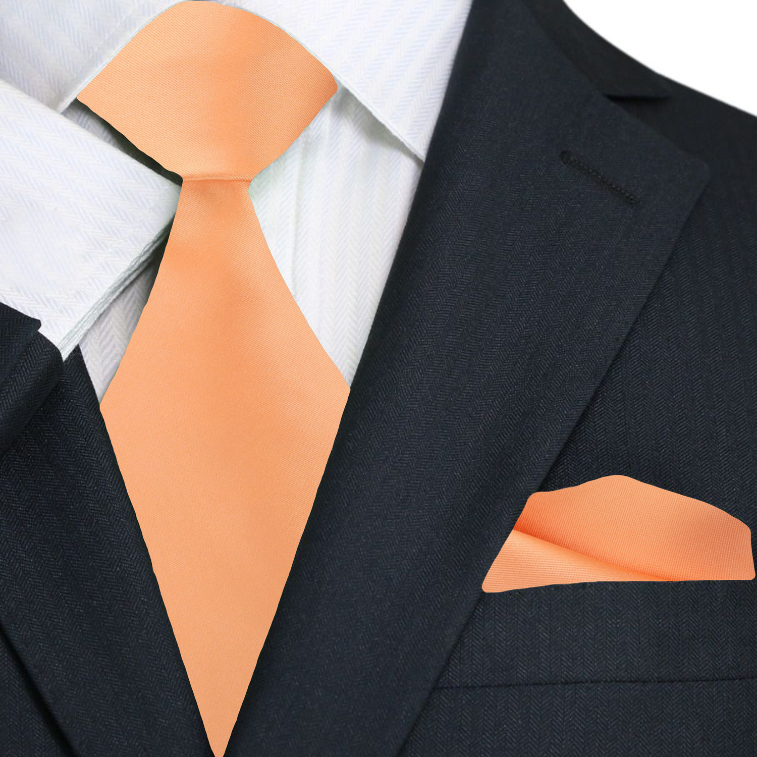 Silk necktie in vibrant blue for formal events, with a sleek shine and smooth fabric.