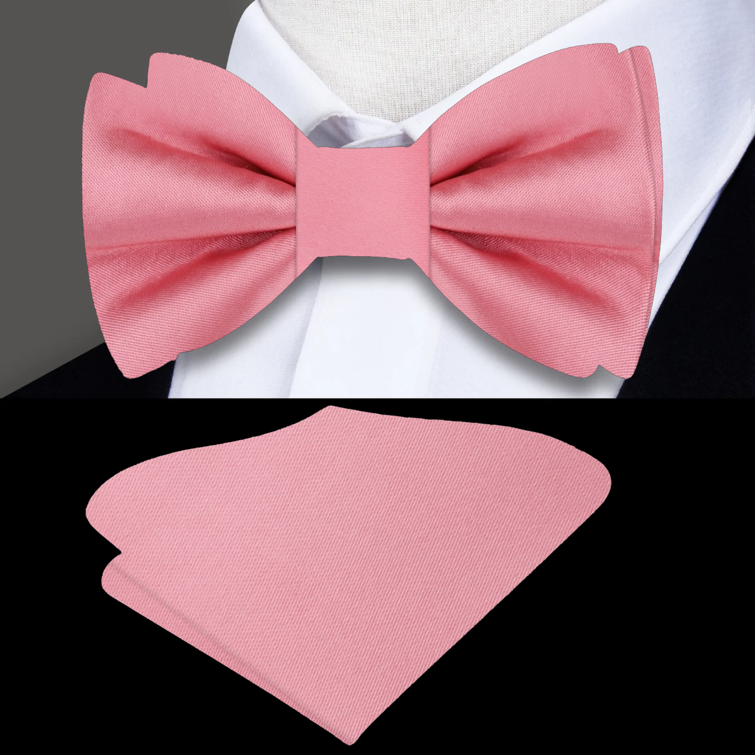 Elegant silk bow tie in soft marigold, perfect for weddings.