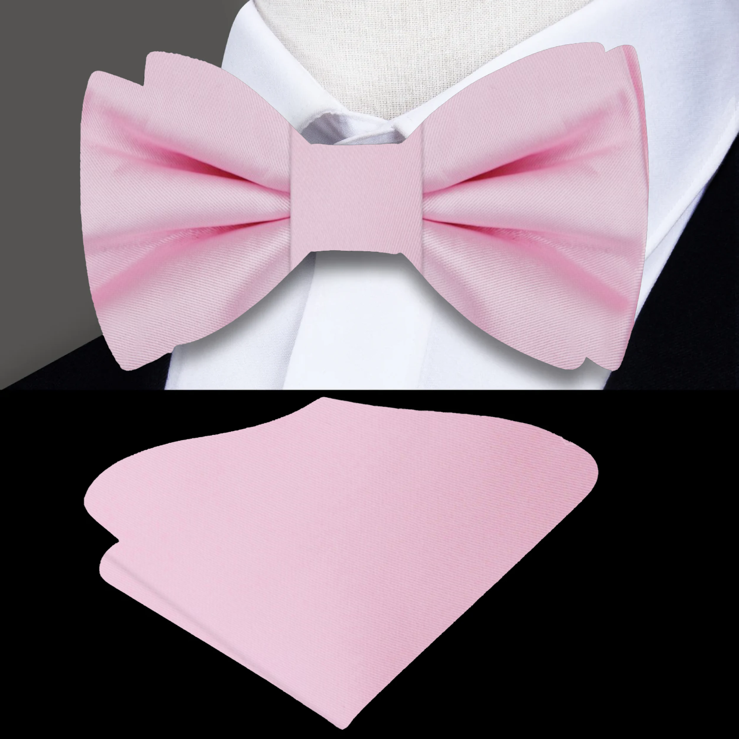 Elegant silk bow tie in soft marigold, perfect for weddings.