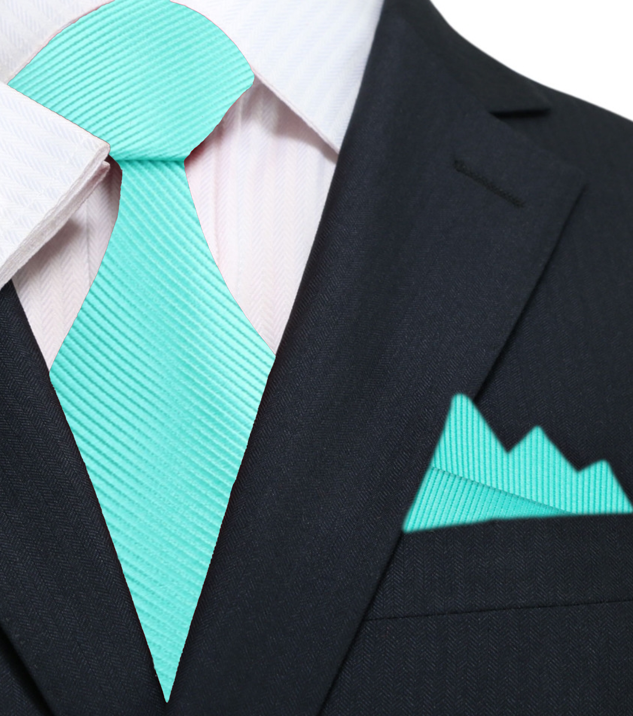 Solid color necktie in navy blue, ideal for weddings and formal events.