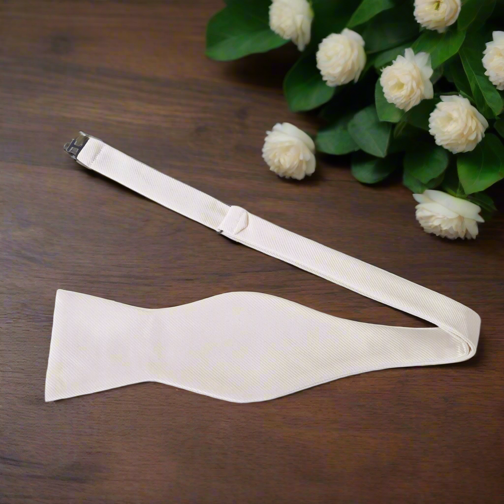 Stylish mint green solid color bow tie suitable for casual gatherings.