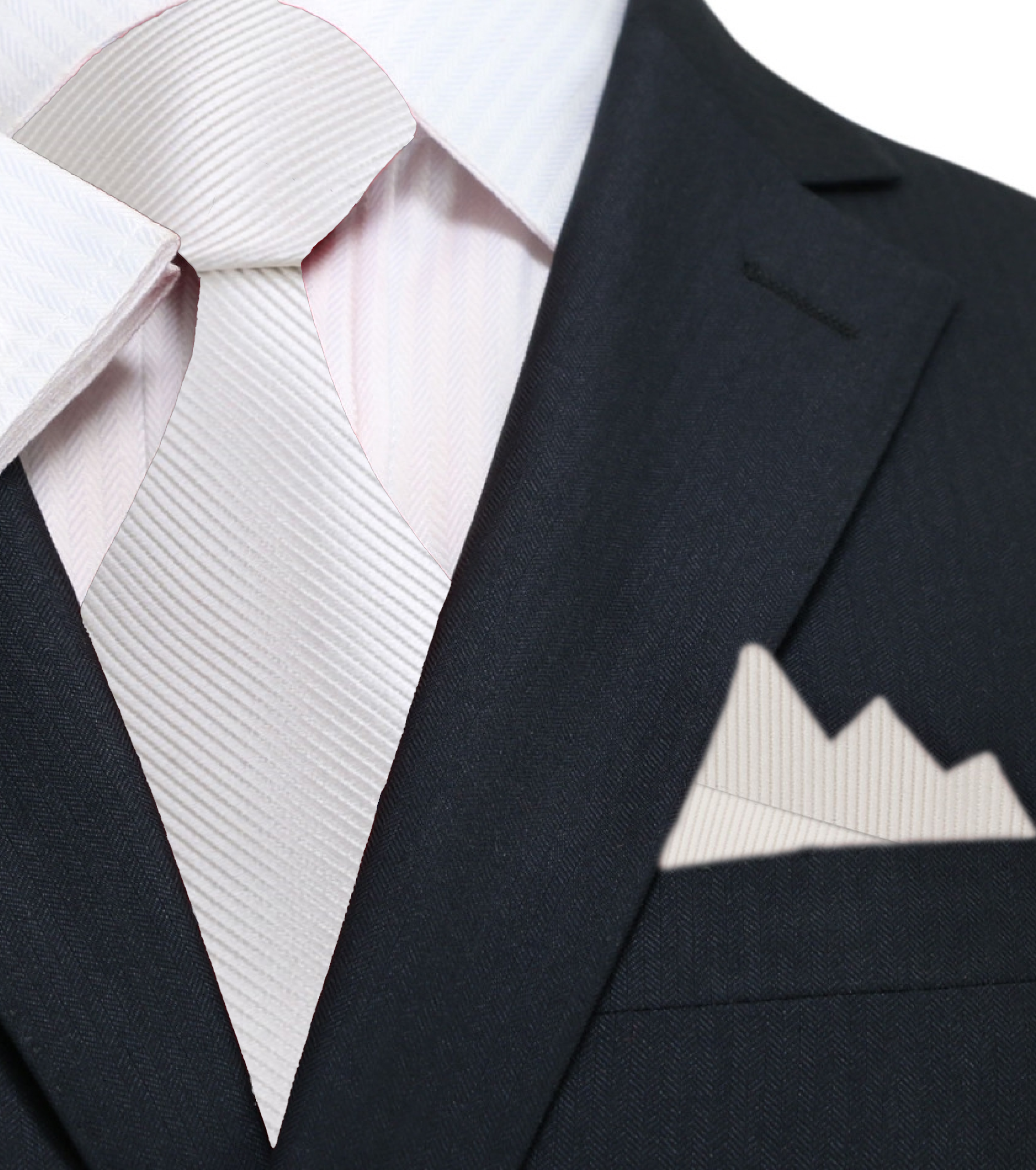 Solid color necktie in navy blue, ideal for weddings and formal events.