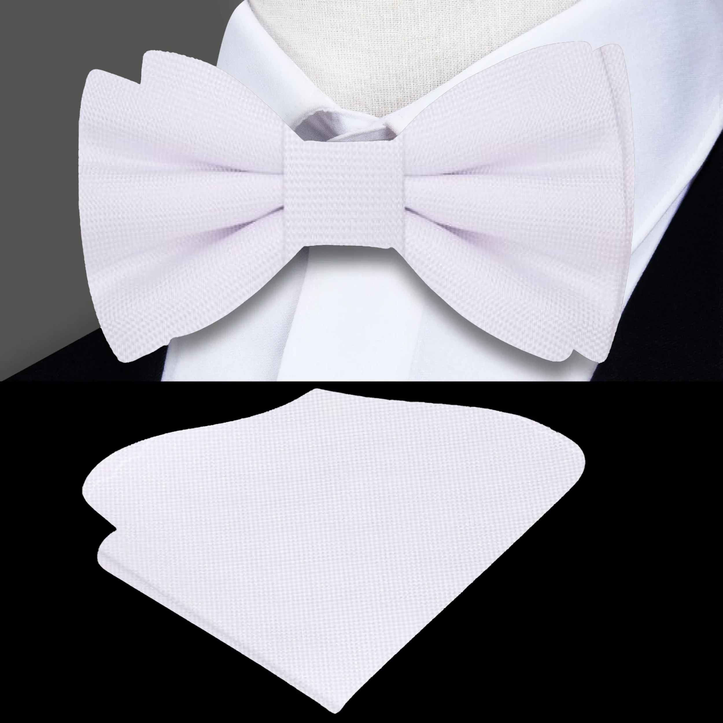 Elegant solid color bow tie in vibrant coral, perfect for weddings.