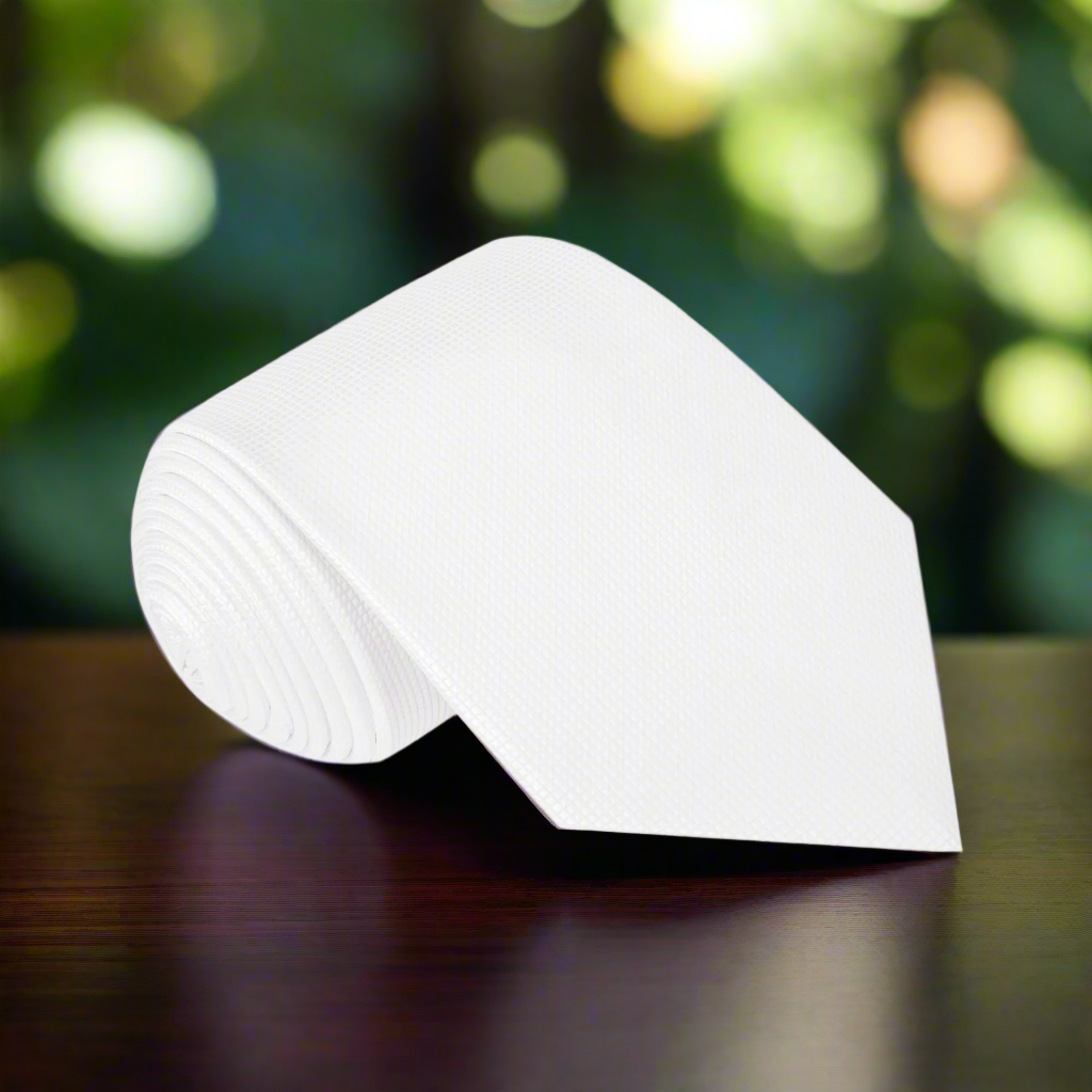 Matching pocket square in silk fabric for a coordinated formal look