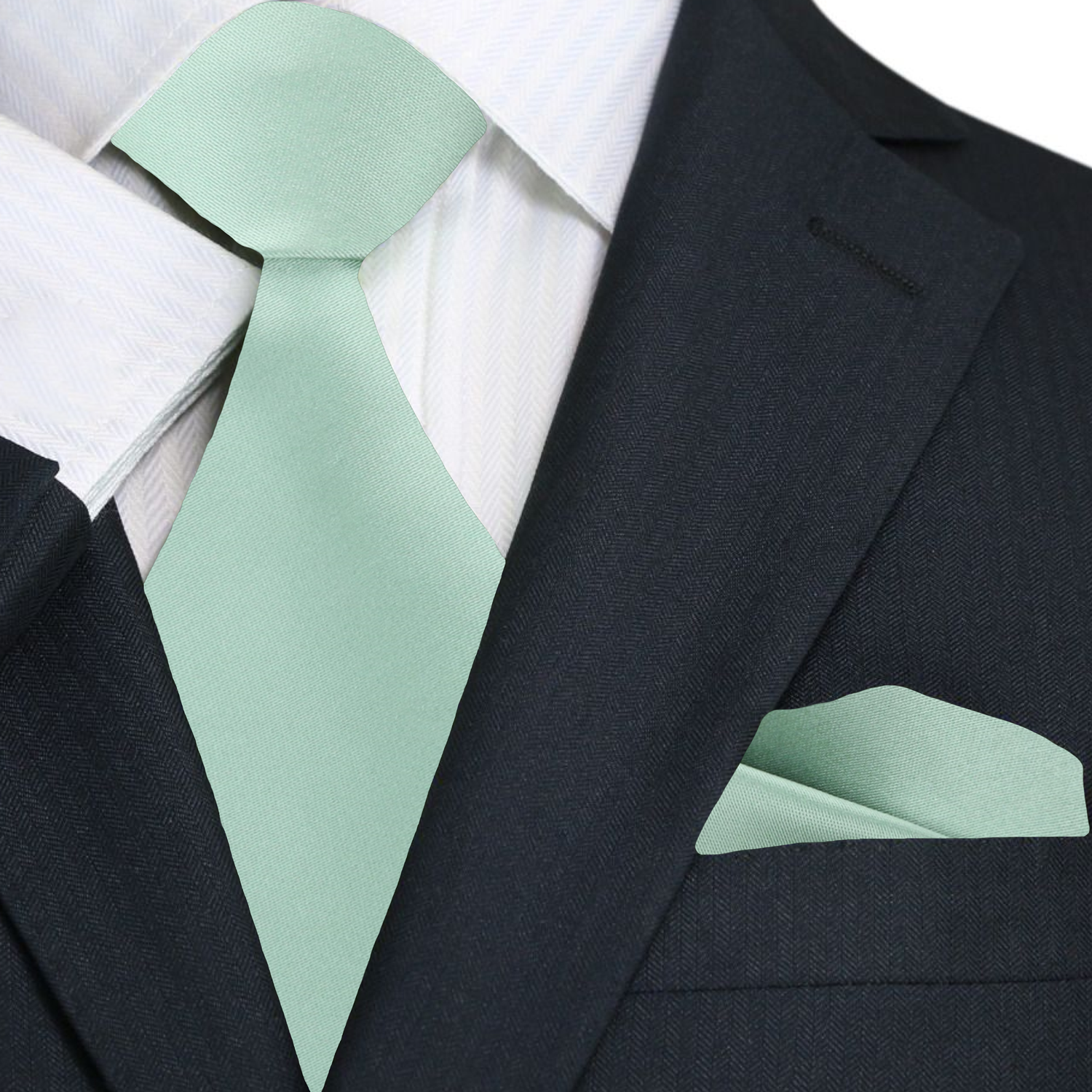 Silk necktie in vibrant blue for formal events, with a sleek shine and smooth fabric.