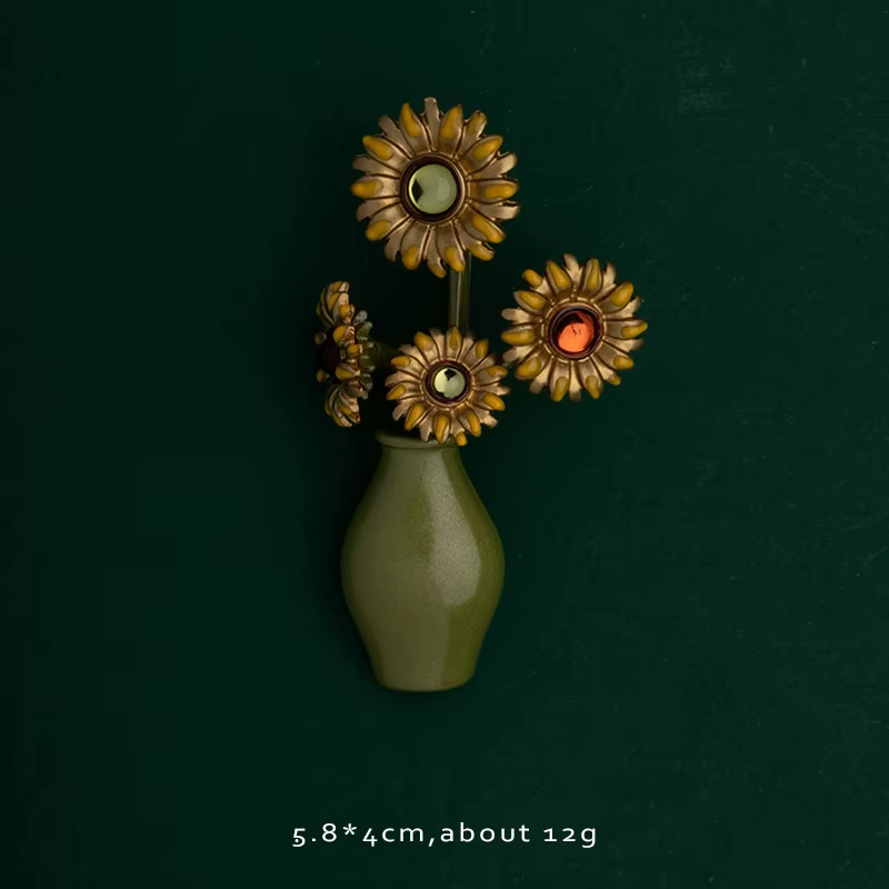Floral lapel pin showcased during a garden party