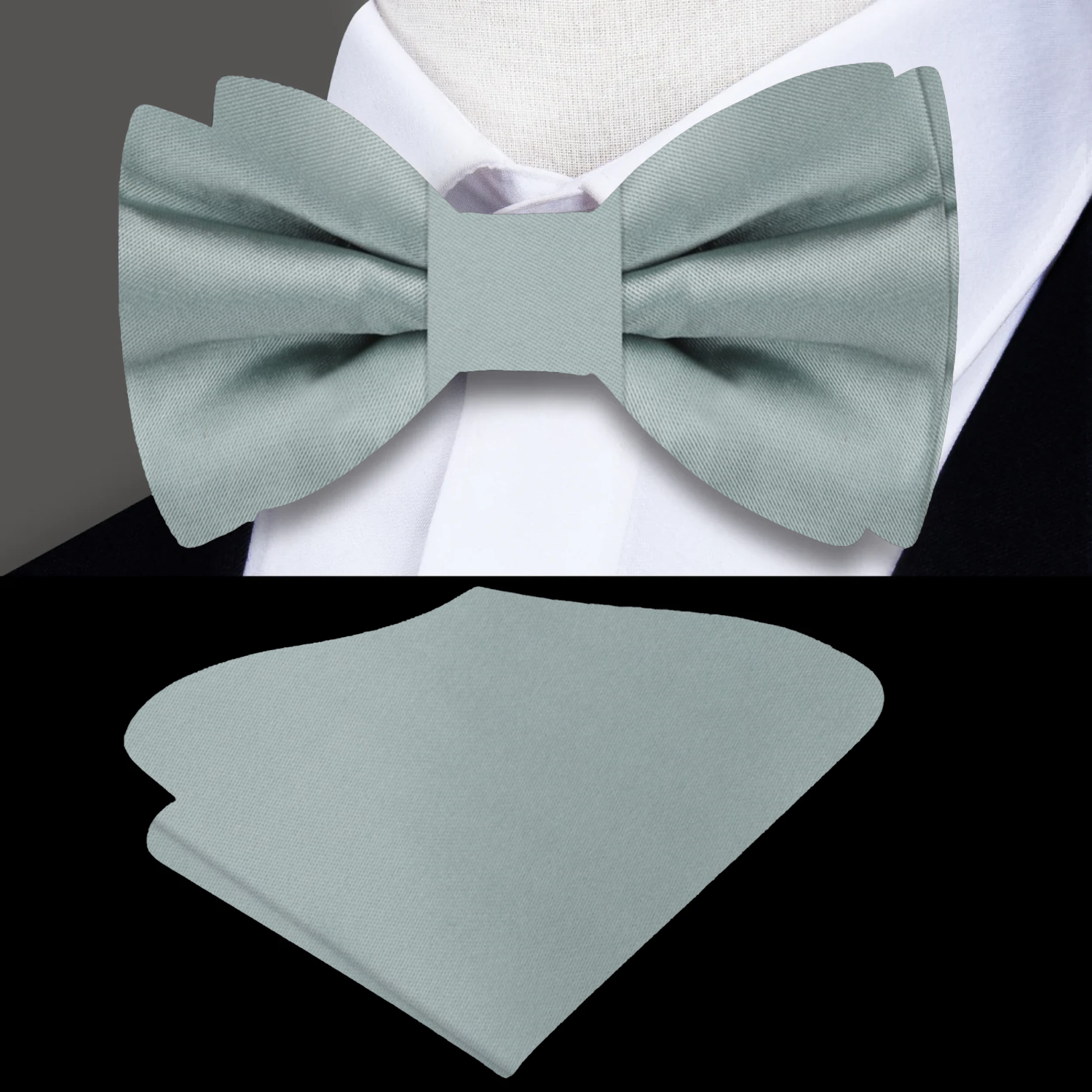 Elegant silk bow tie in soft marigold, perfect for weddings.