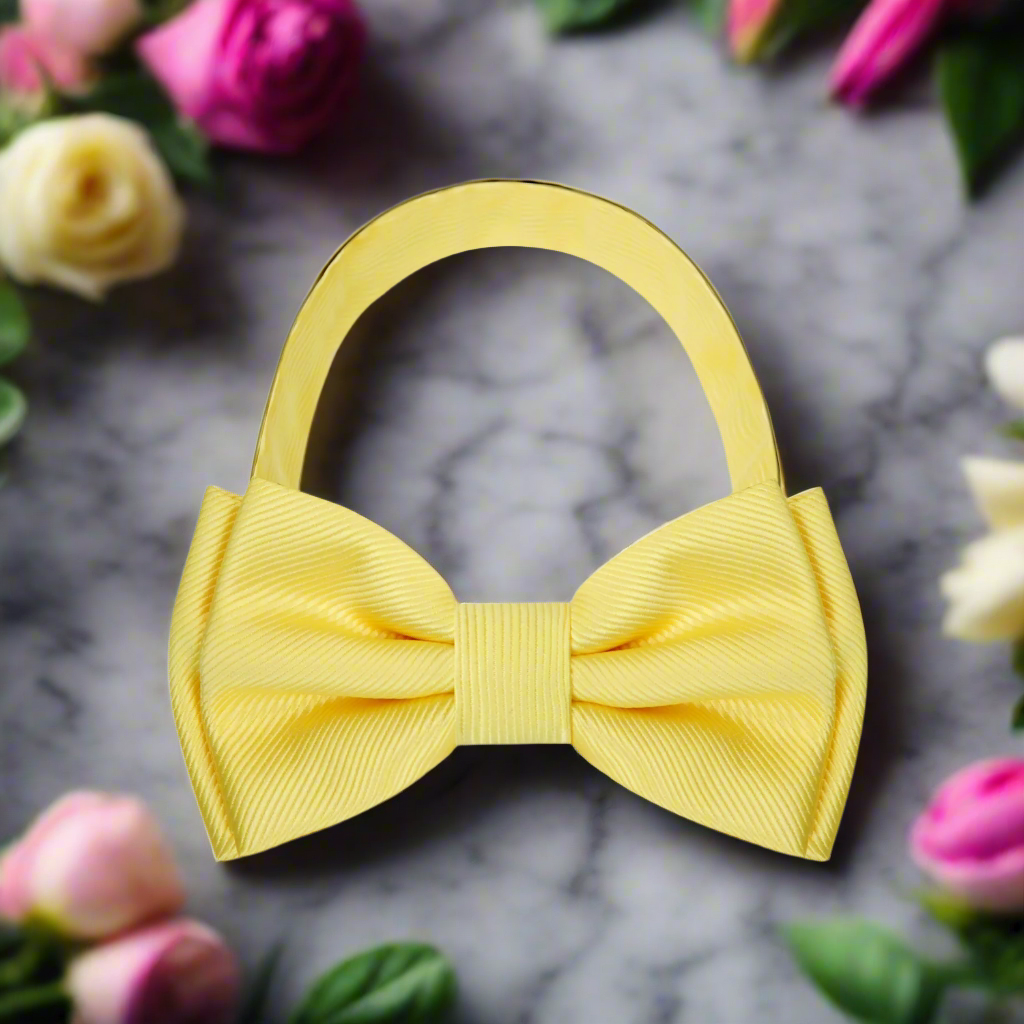 Stylish mint green solid color bow tie suitable for casual gatherings.