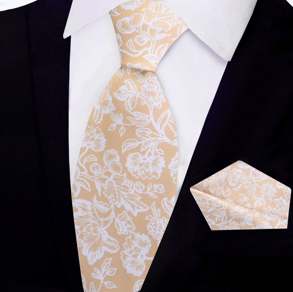 Dark pink silk tie with filigree pattern styled with navy suit — best formal silk necktie for weddings