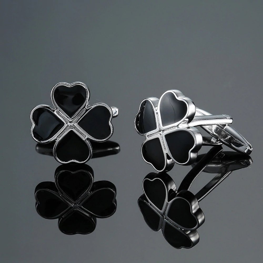 Set of unique cufflinks in various shapes and colors, ideal for gifts
