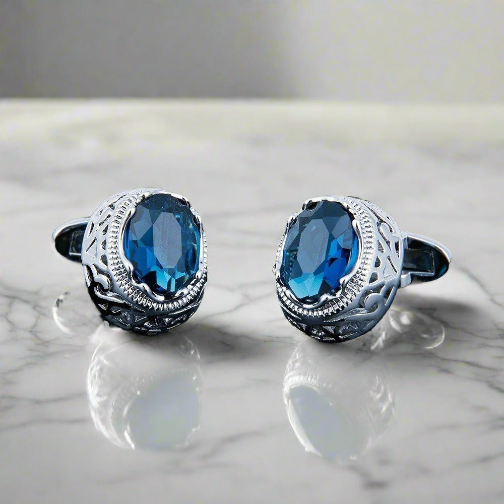 Mens cufflinks with gothic vampire style for formal occasions