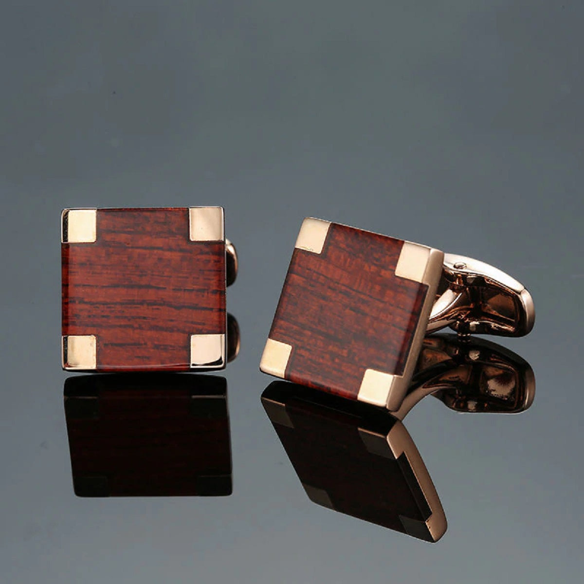Man wearing trendy cufflinks with a tuxedo for a business event
