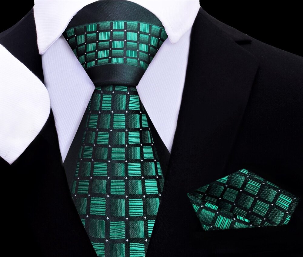 Kids wearing honeycomb silk tie and pocket square set at a wedding