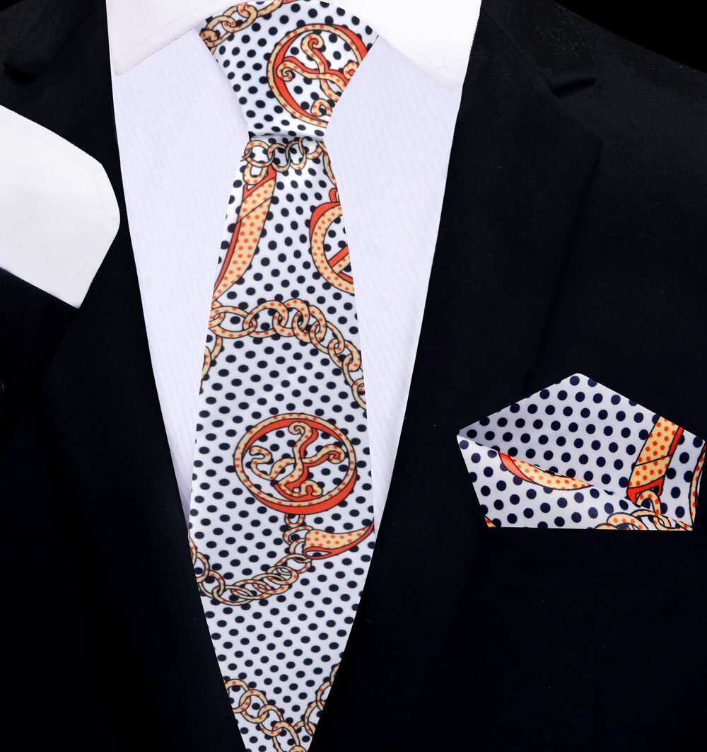 Styled with a white dress shirt, perfect for cocktail parties
