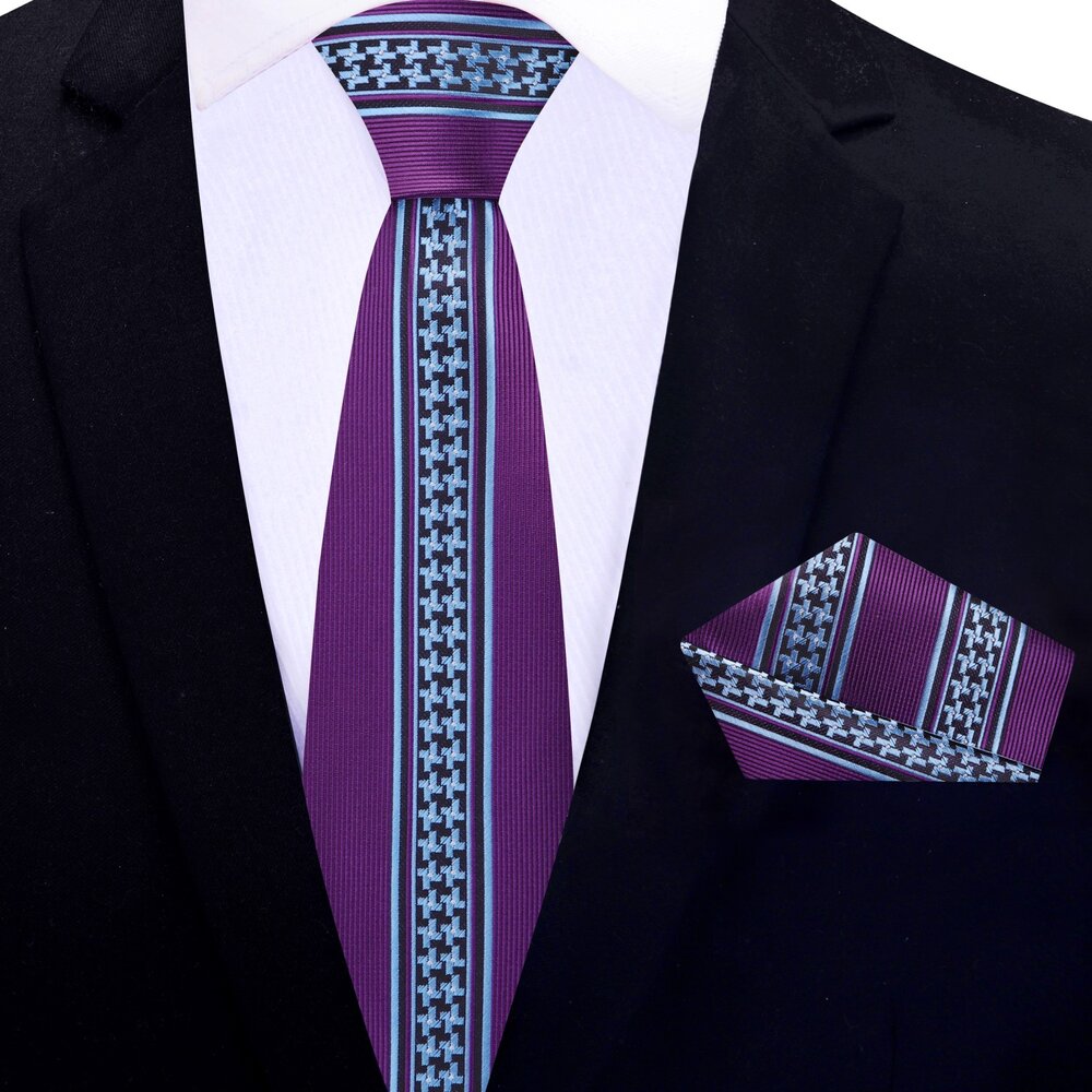 Close-up of the silk fabric with bold stripe pattern for weddings and events