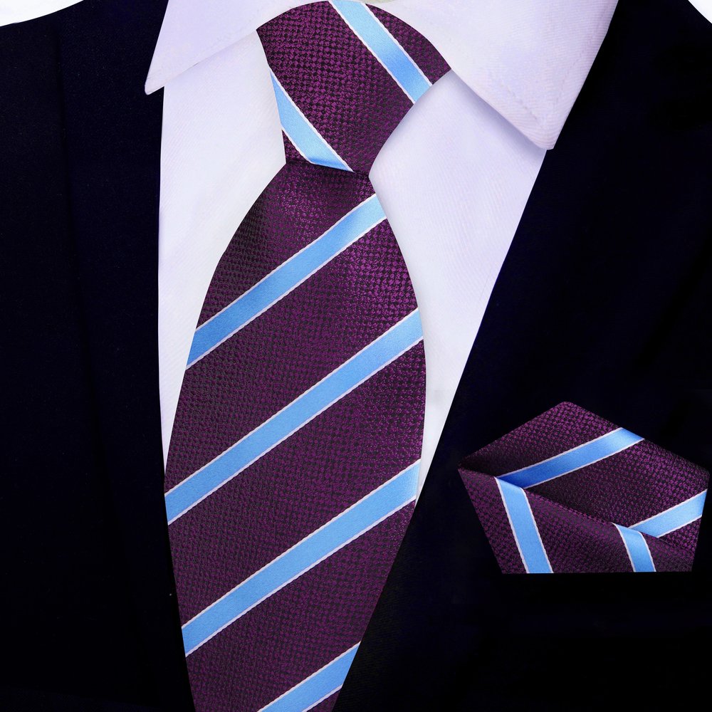 Cedar Park Stylish Necktie paired with a white dress shirt, ideal for formal occasions.