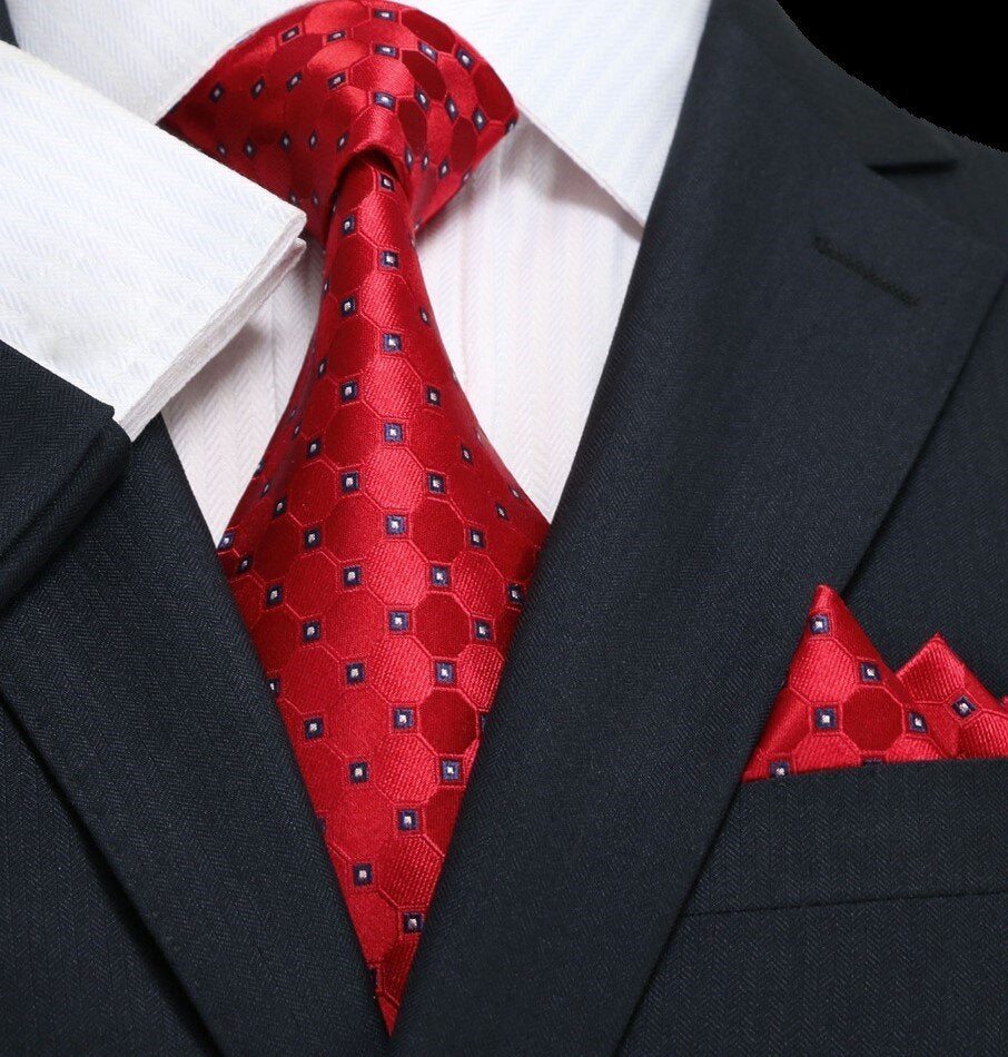 Close-up of kids silk tie with geometric texture, perfect for special occasions