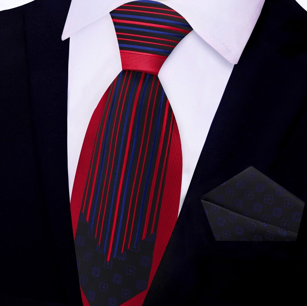 Men wearing a silk tie with a luxury pocket square for wedding elegance